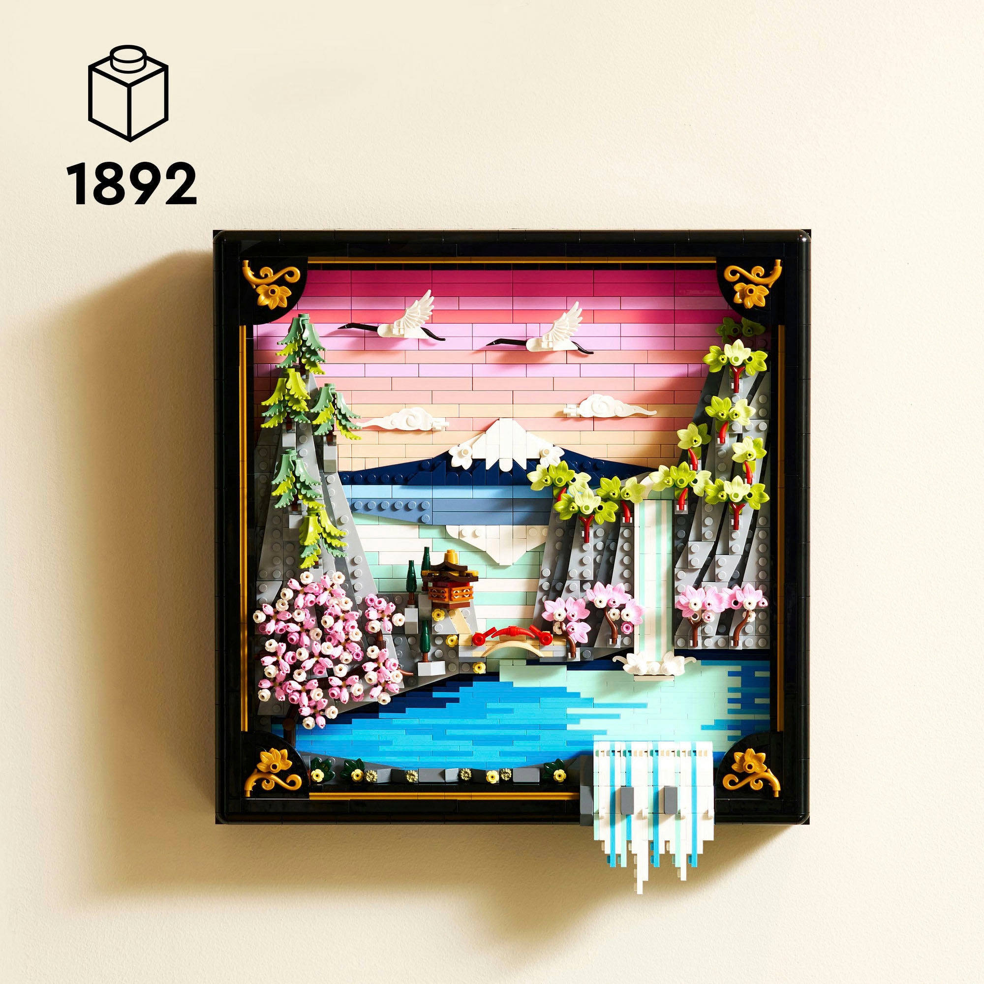 LEGO® Konstruktionsspielsteine »Japanische Kirschblütenlandschaft (31218), LEGO ART« Made in Europe