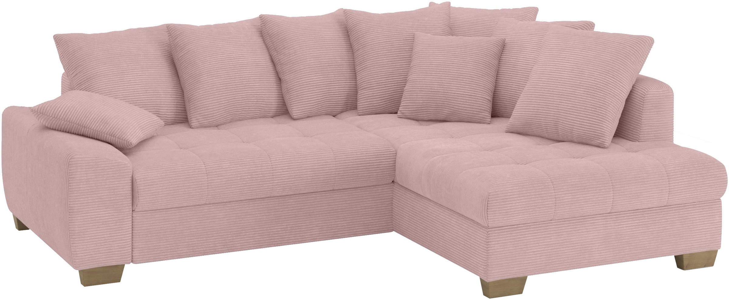 Mr. Couch Ecksofa »Nikita II, L-Form«, Wahlweise mit Bettfunktion, Bettkast günstig online kaufen