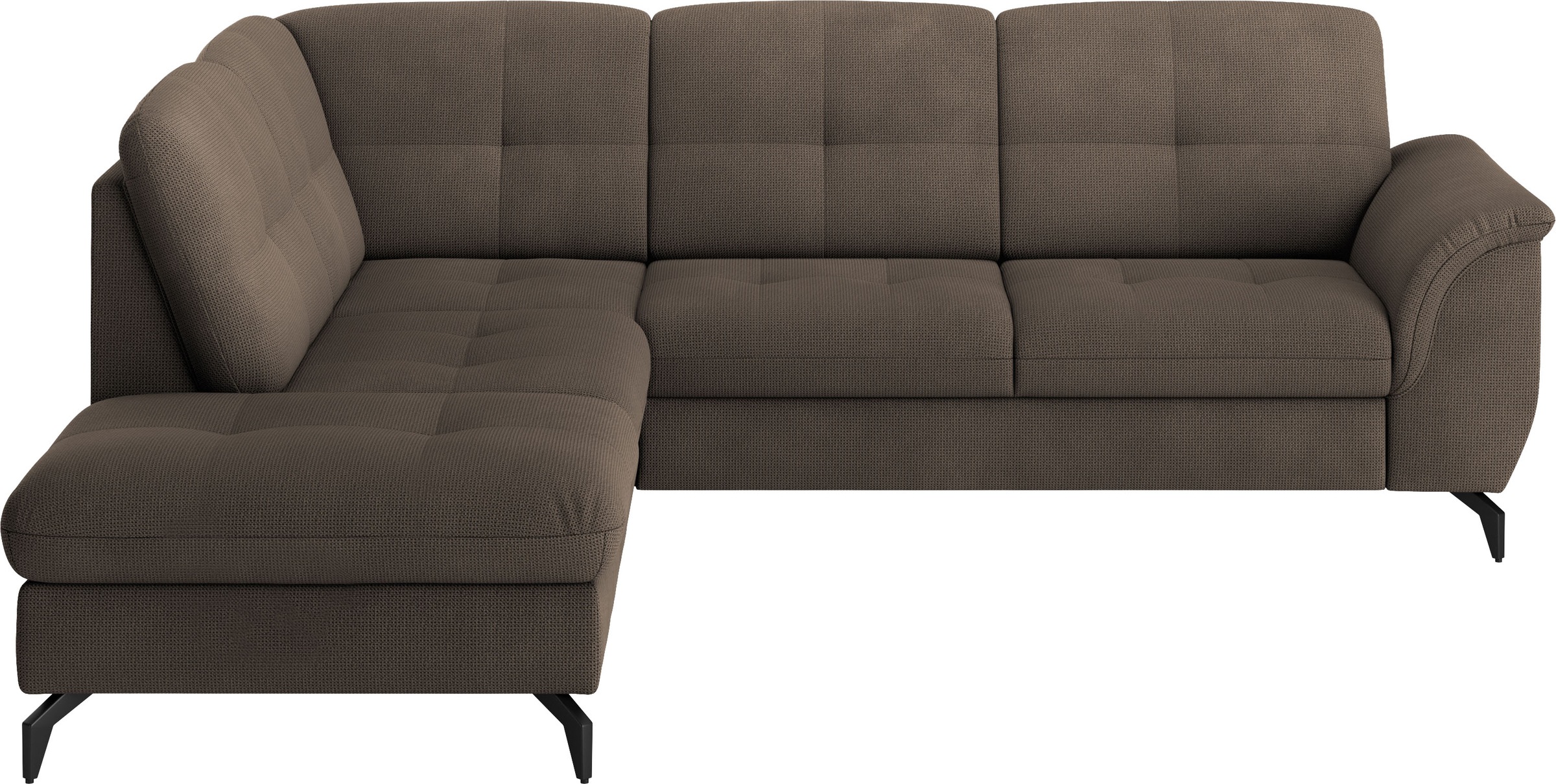 sit&more Ecksofa »Zora L-Form«, wahlweise mit Bettfunktion und Bettkasten