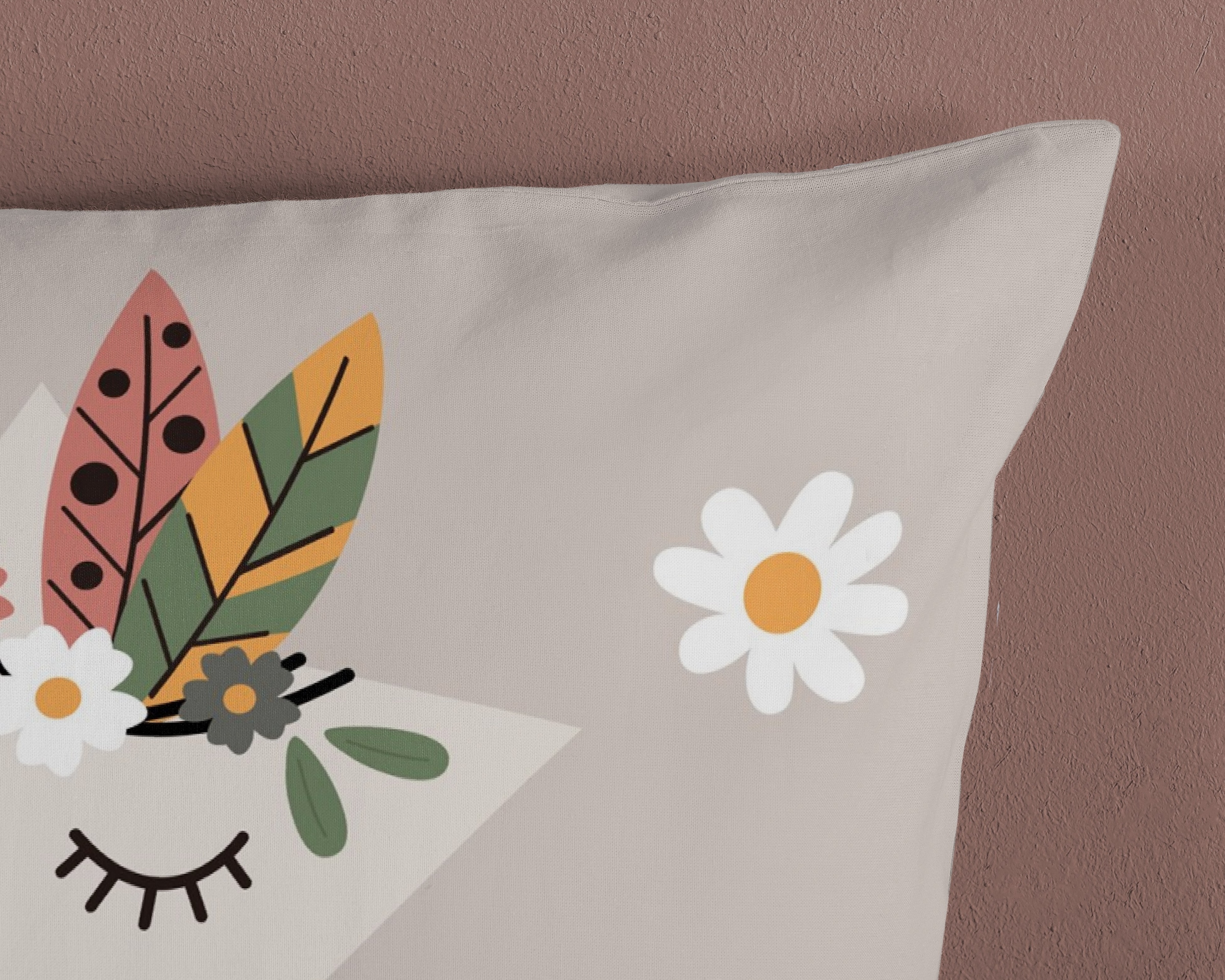 good morning Kinderbettwäsche »Momo«, Mikrofaser, 135x200, Pflegeleicht, Wendeoptik, Kind, Boho, Mond, Sand