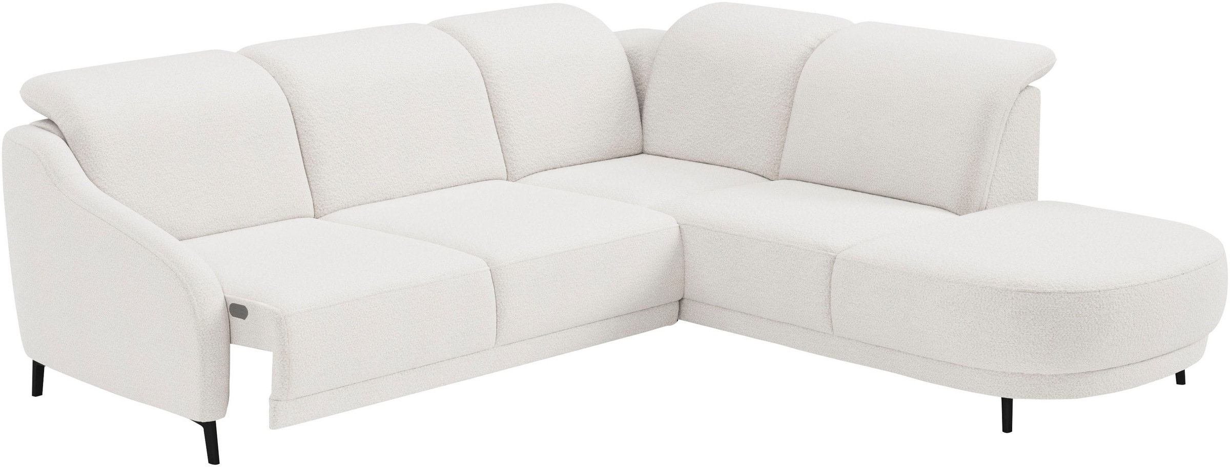 sit&more Ecksofa »Blues L-Form«, wahlweise mit Klapptisch und USB