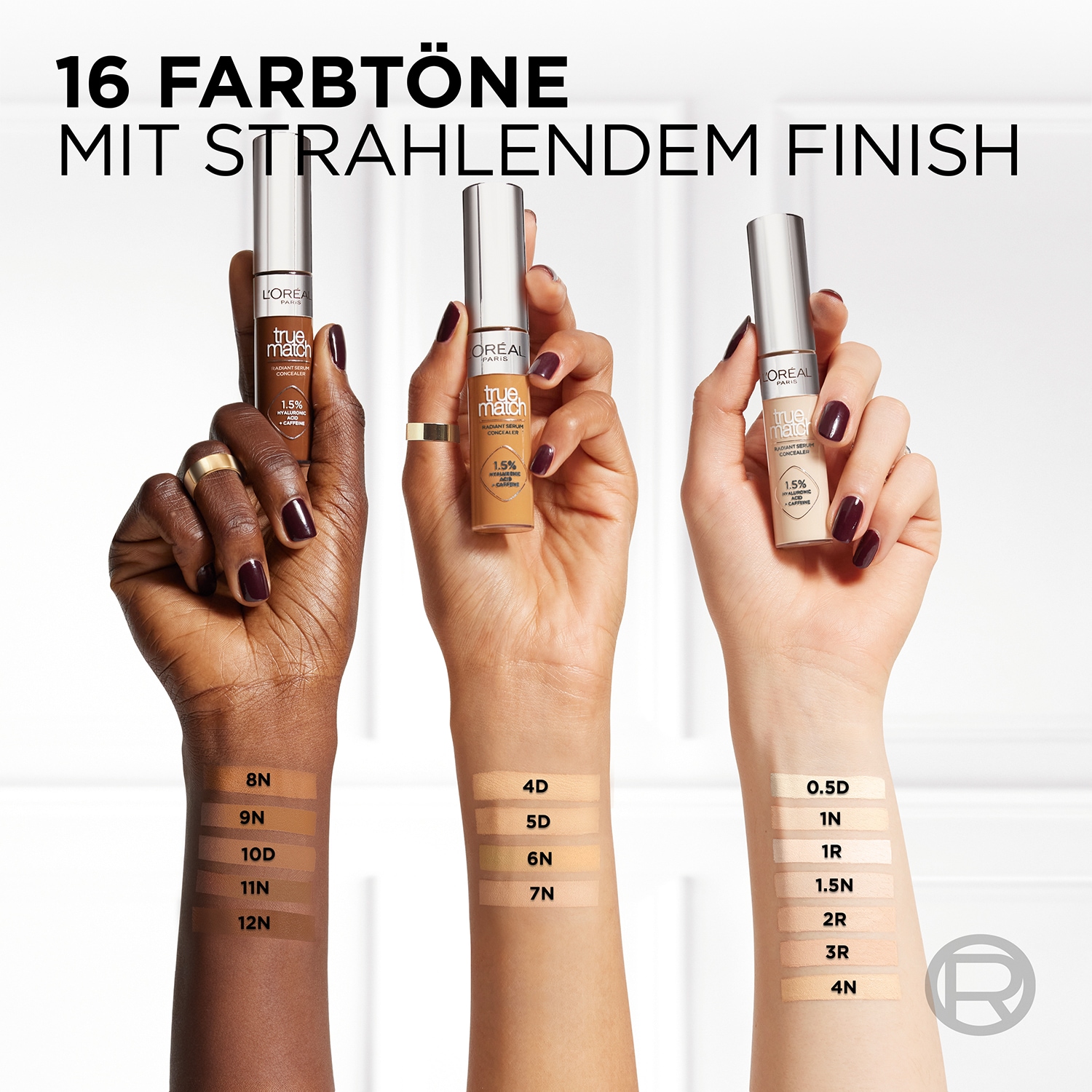 L'ORÉAL PARIS Concealer »True Match Radiant Serum Concealer«, mit hoher Deckkraft