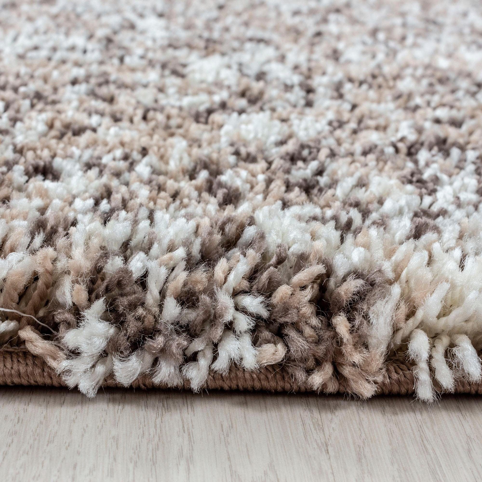 Ayyildiz Teppiche Hochflor-Teppich »Enjoy Shaggy«, rechteckig, 50 mm Höhe, auch als Läufer, Shaggy, Langflor, meliert, Wohnzimmer