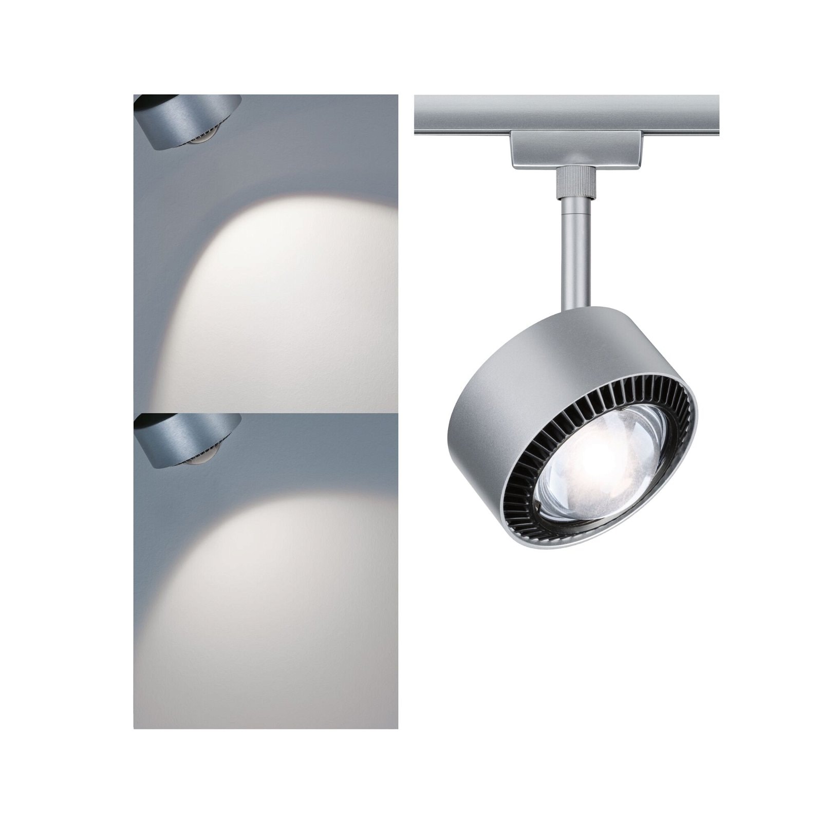 Paulmann Schienensystem-Leuchten »URail Schienenspot Aldan 533,8lm 8W 4000K 230V Schwarz matt, Schwarz«, dimmbar Einzelspot