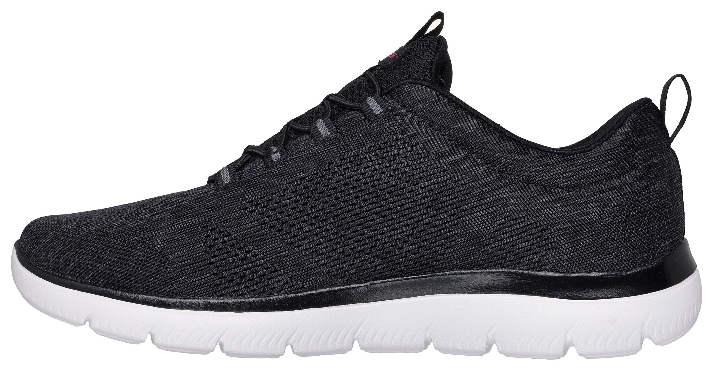 Skechers Slip-On Sneaker »SUMMITS«, Freizeitschuh, Slipper, Komfortschuh mit elastischer Bungee-Schnürung