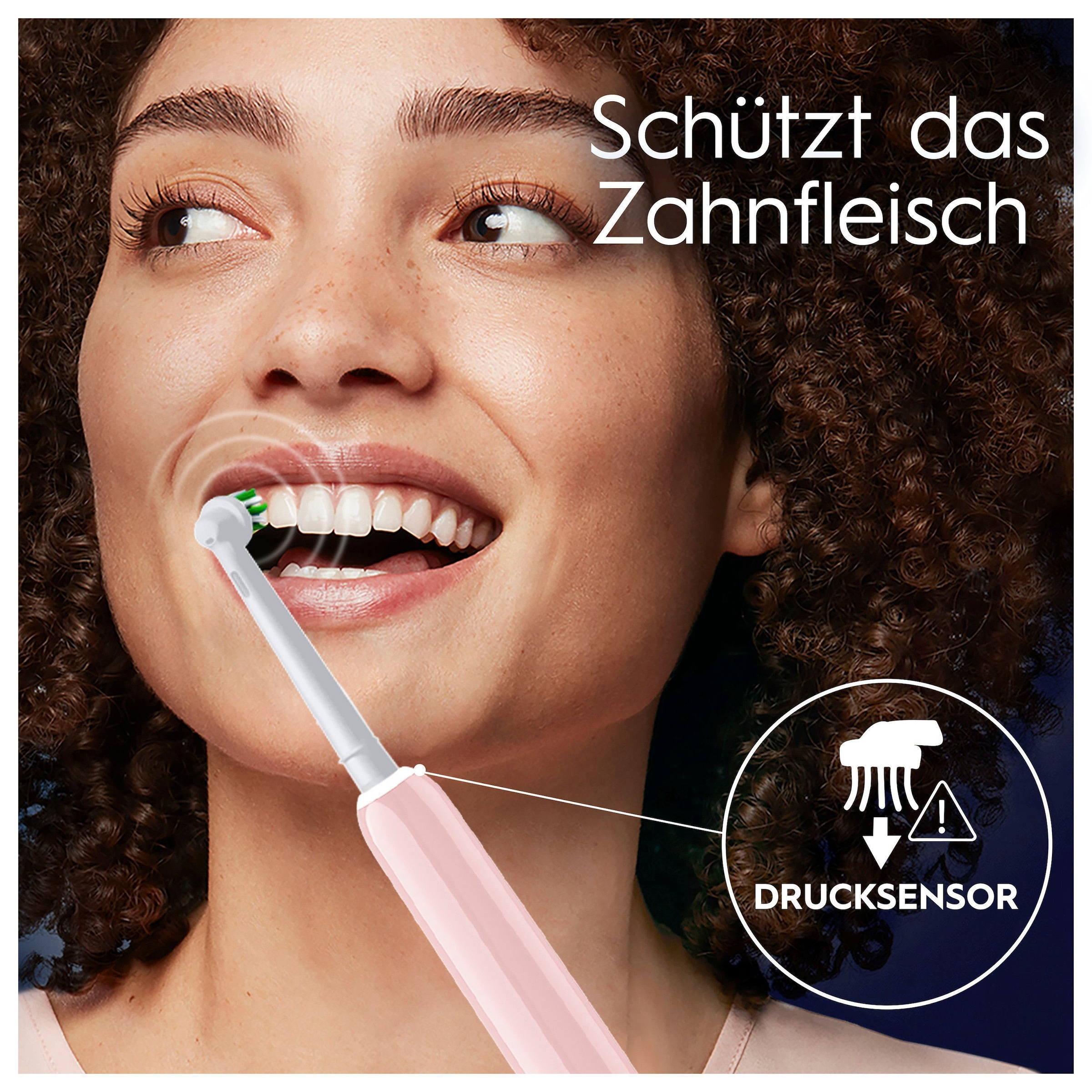 Zahnbürste Drucksensor Aufsteckbürsten, 1 1«, Elektrische bestellen St. »PRO Series Oral-B