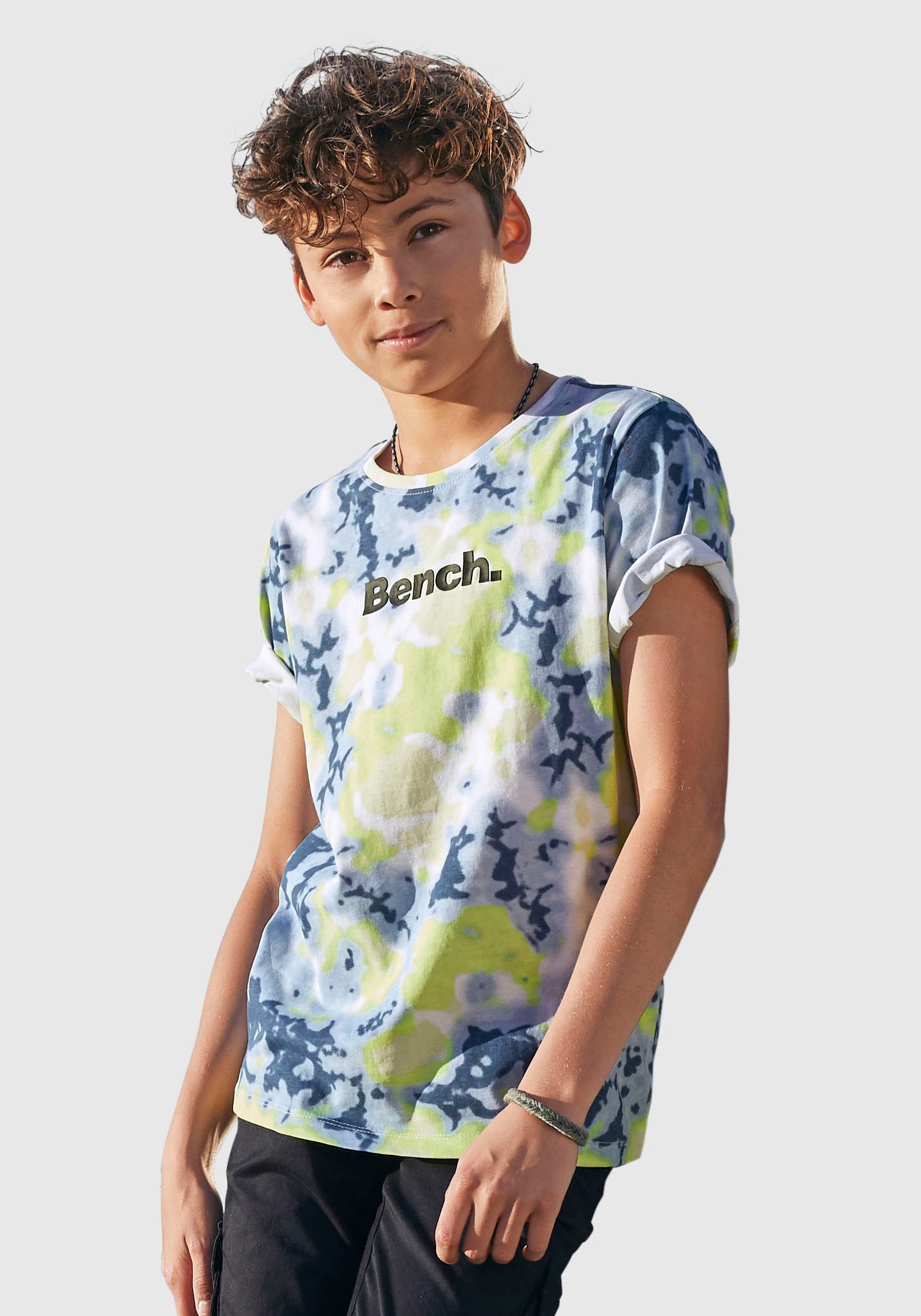bestellen Bench. T-Shirt »Batik-Druck« online