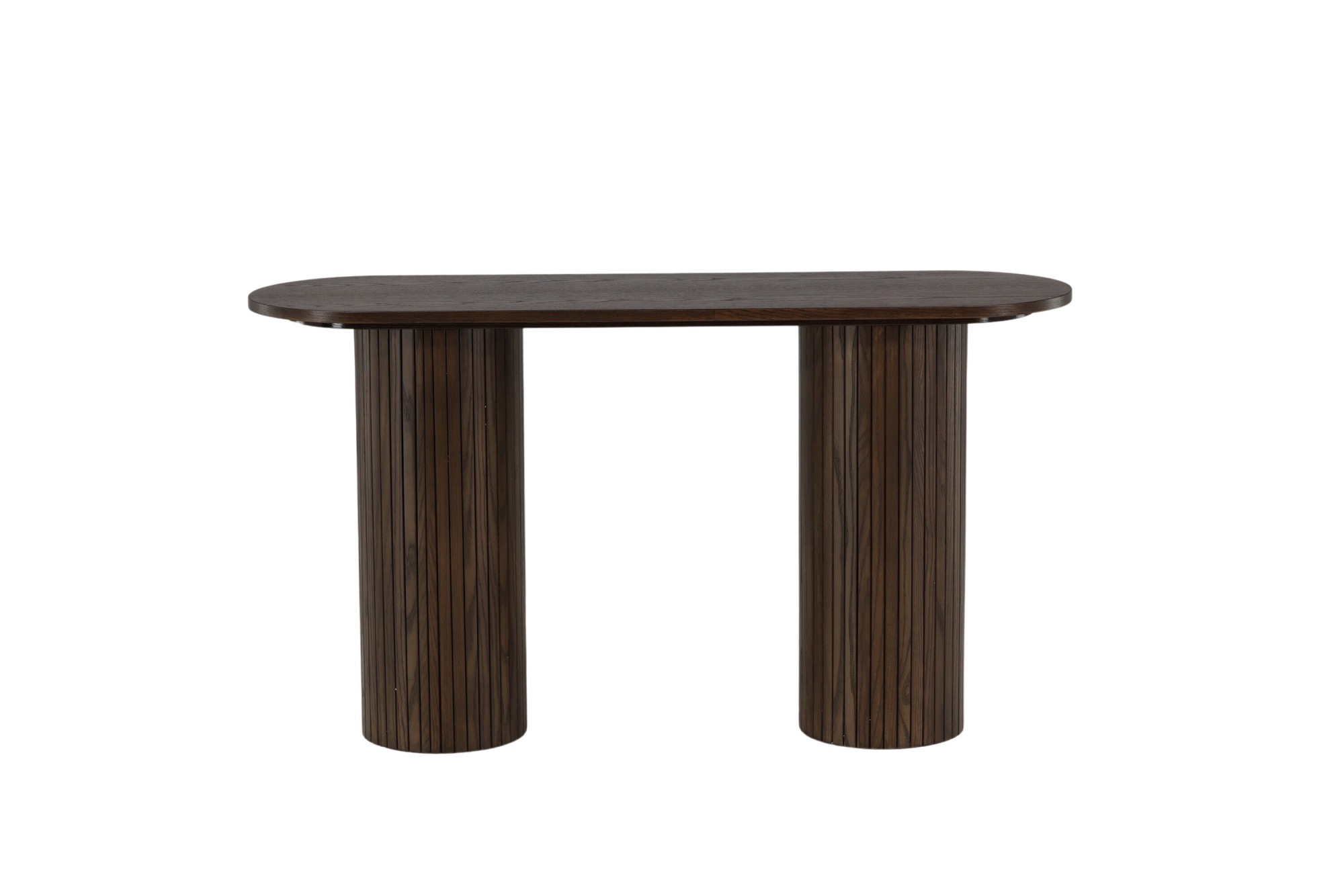 Venture Home Beistelltisch »Bianca, ovaler Konsolentisch mit Holzfurnier-Optik, 130 × 40 cm« Ablagetisch, Furnier, oval, hoch, geräumig, edel