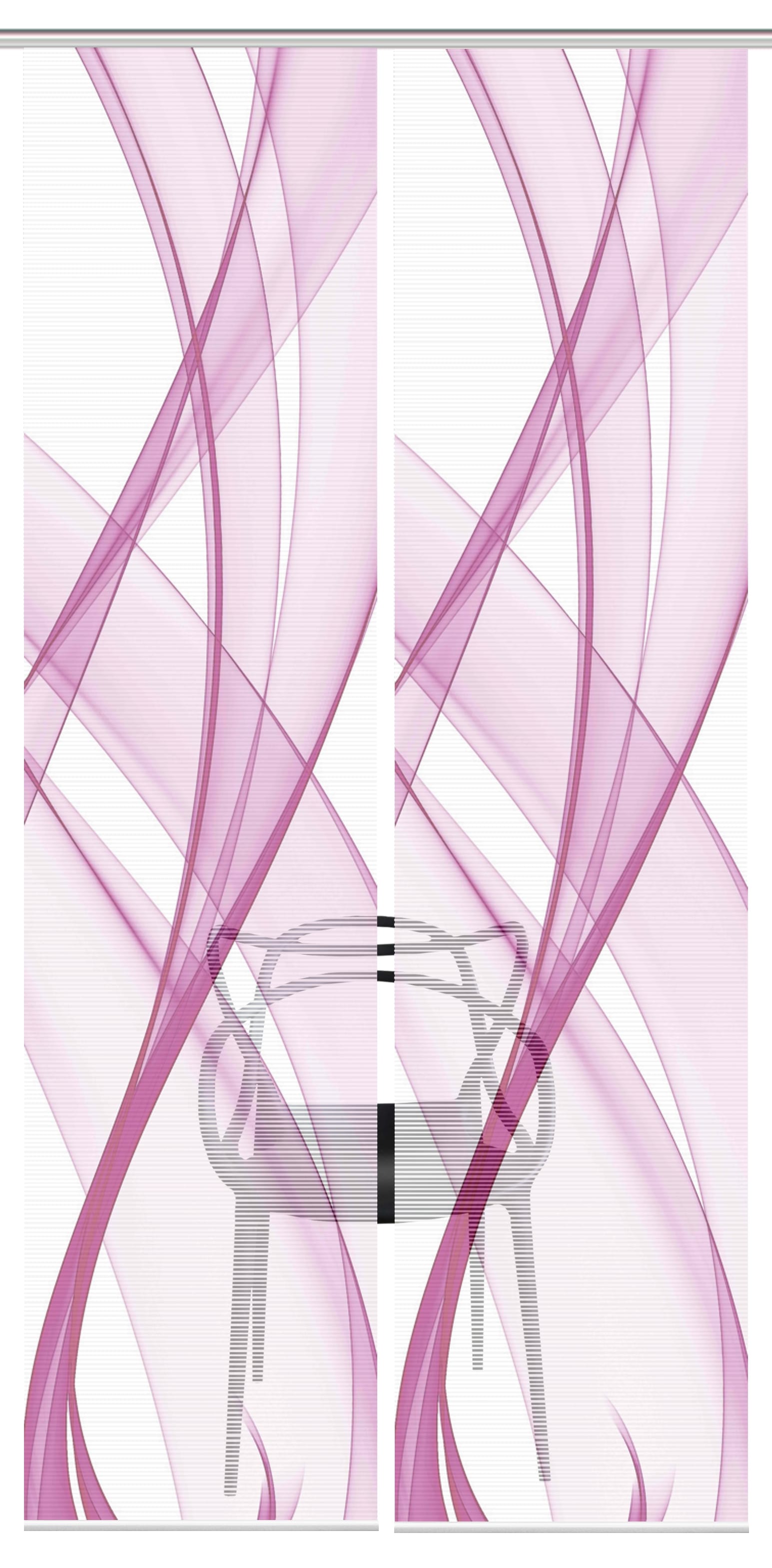 Vision Schiebegardine »PACOLIA« Paneelwagen 2 Stk. tlg. SET,SCHIEBEVORHANG, günstig online kaufen