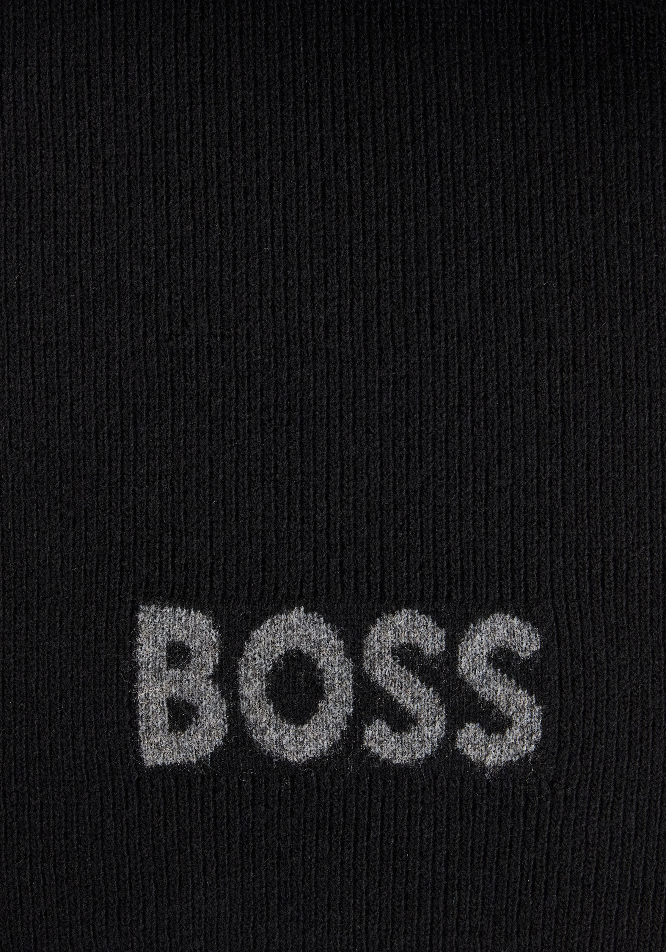 BOSS Schal »Elios Scarf« mit Logoschriftzug, unifarben
