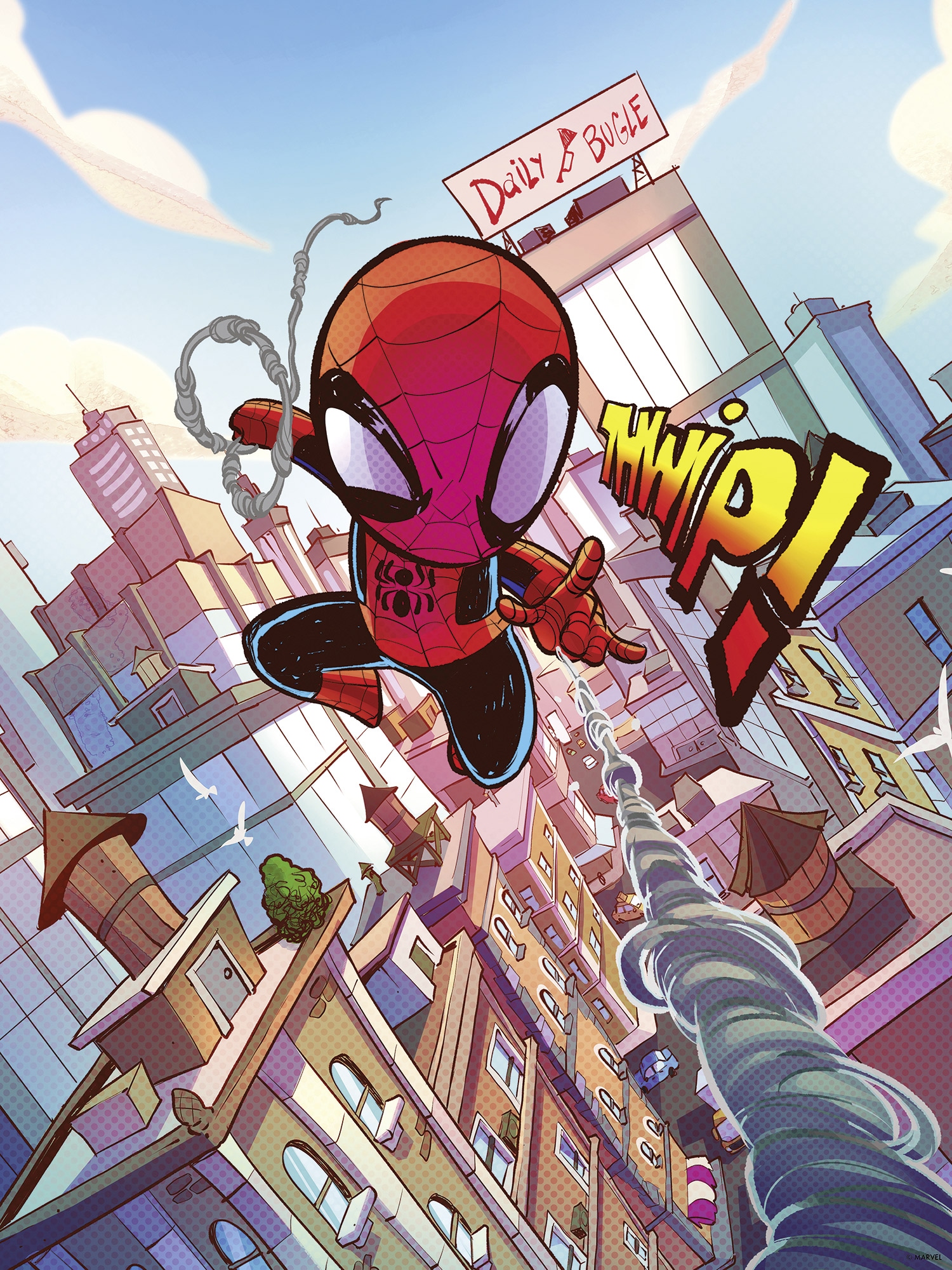 Komar Wandbild »Marvel Spider-Man THWIP«, Disney, (Set, 1 St.), 30 x 40 cm (Breite x Höhe) - Kinderzimmer, Dekoration