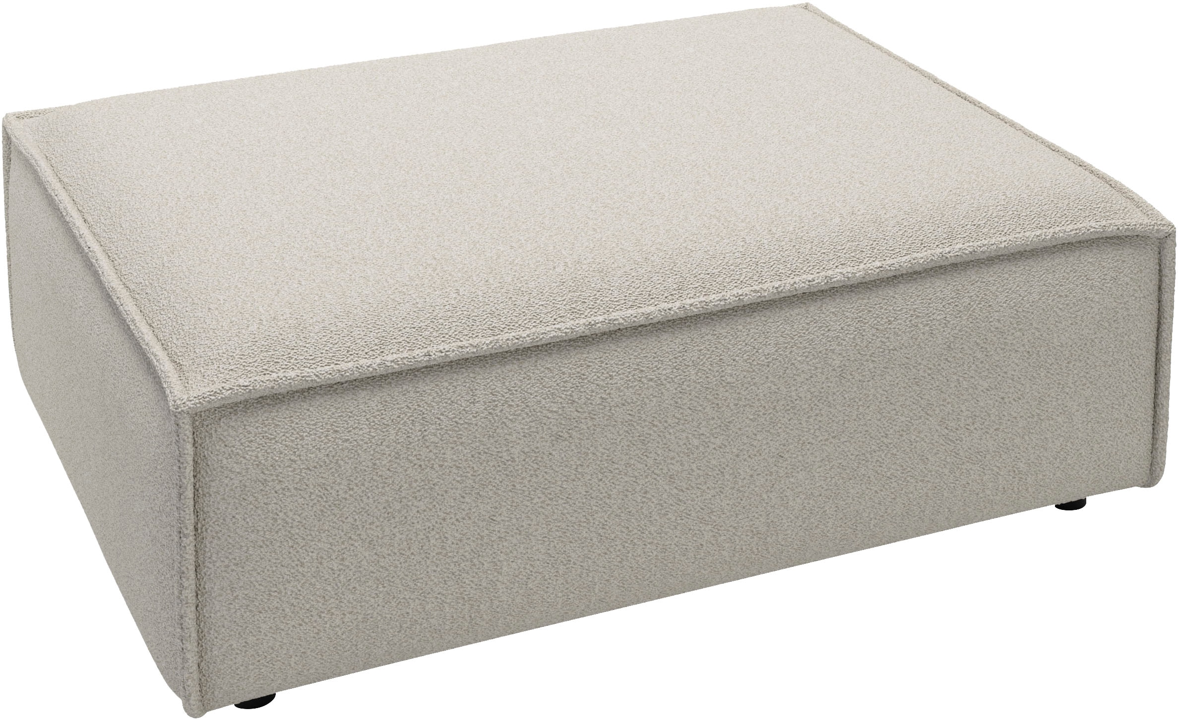 Places of Style Polsterhocker »Watertown, XXL Hockerbank passend zum Sofa - ideal als Beistellmodul«, erweiterbare Hockerbank mit weicher Polsterung