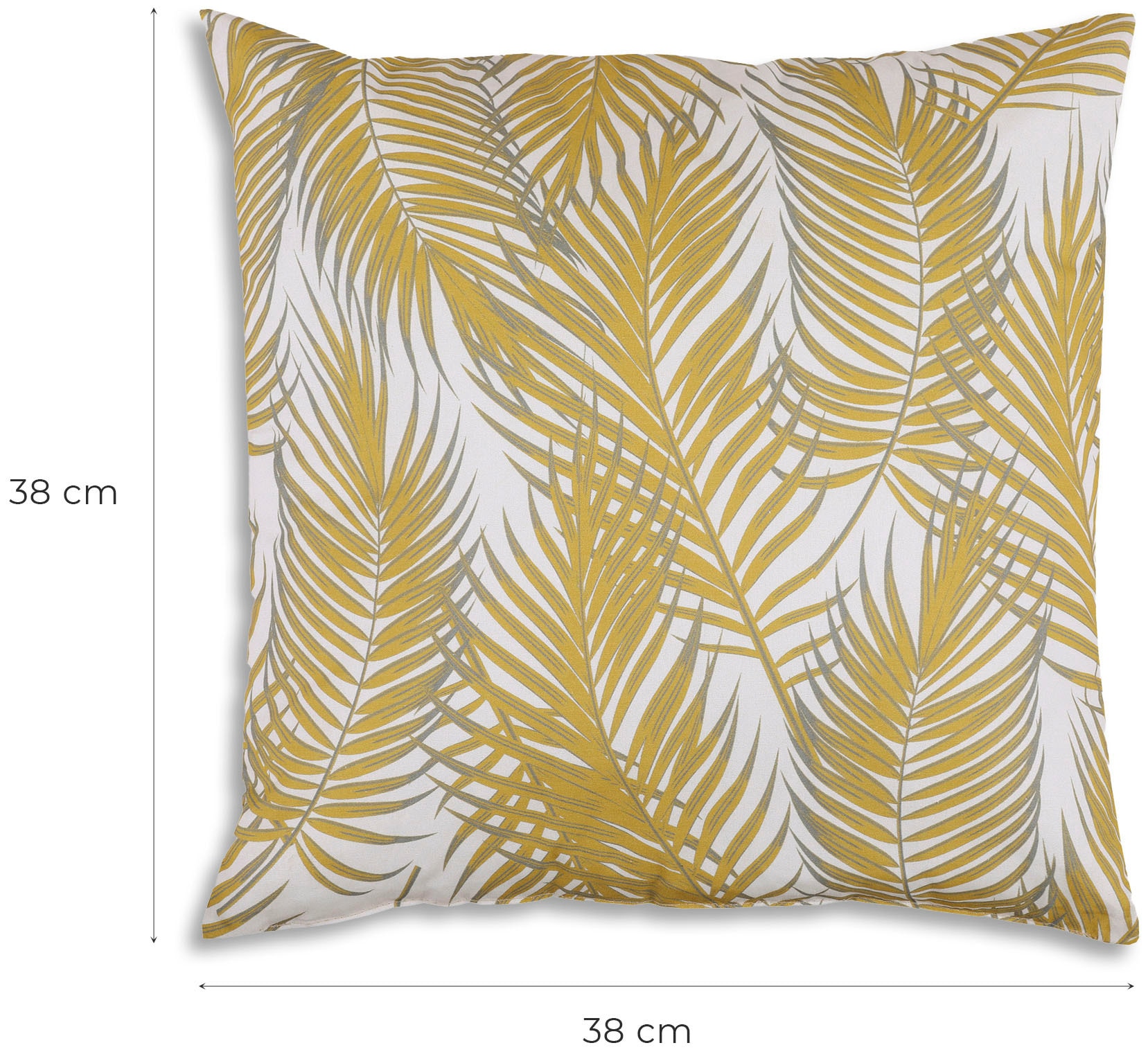 GO-DE Dekokissen »Dana«, 2er Set, 38x5x38 cm