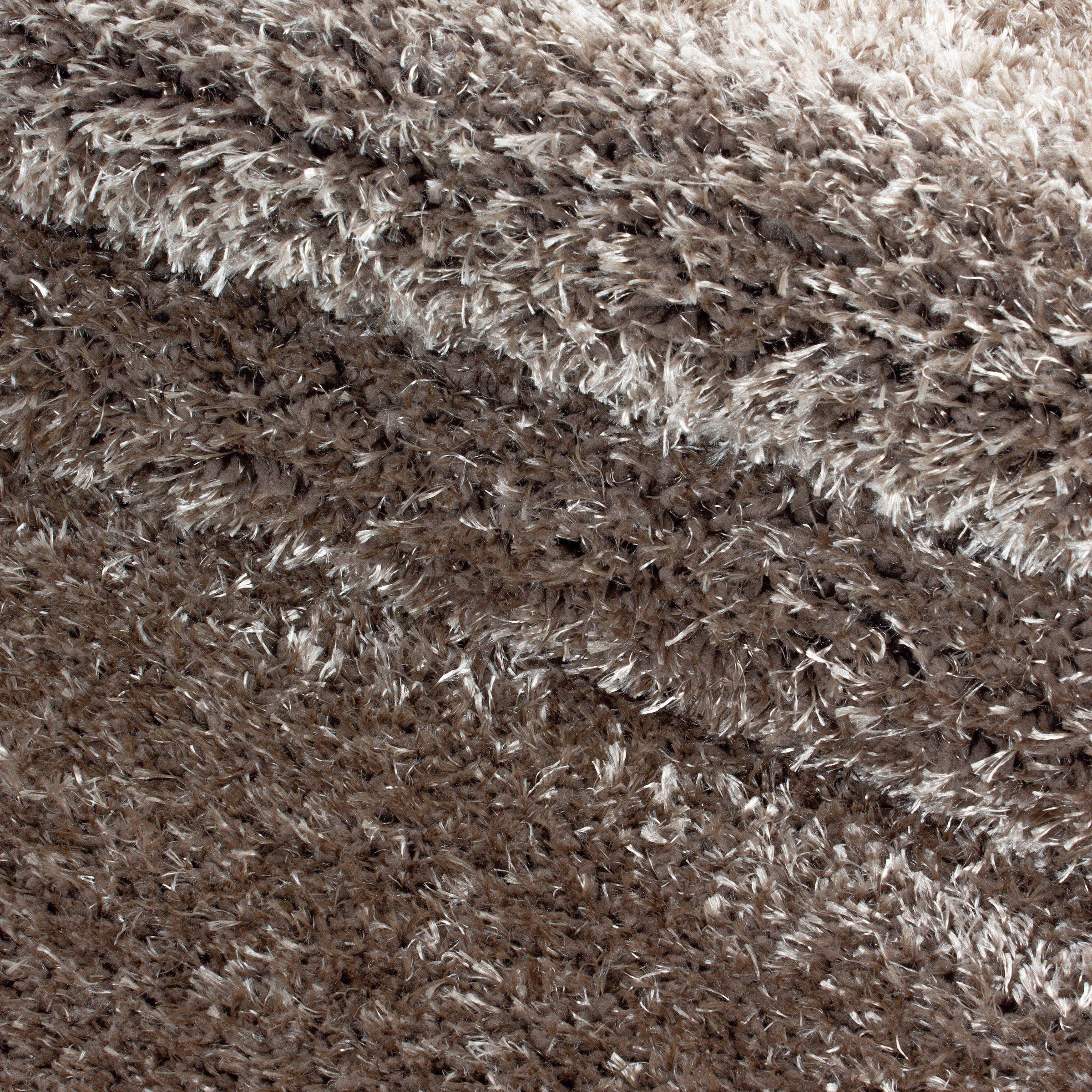 Ayyildiz Teppiche Hochflor-Teppich »BRILLIANT 4200«, rund, 50 mm Höhe, auch in rechteckig, Langflor, Shaggy, Wohnzimmer