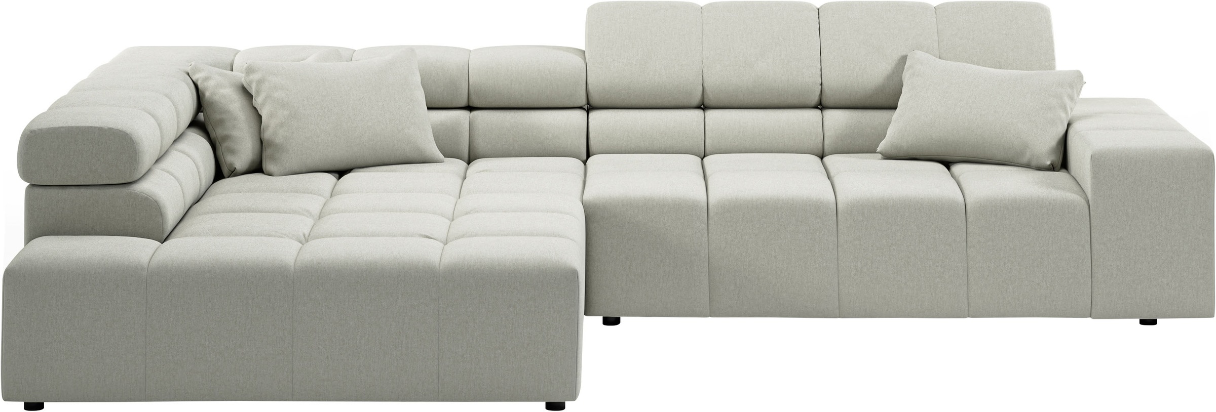 INOSIGN Ecksofa »Ancona incl. Kopfteilverstellung, Breite 319cm, L-Form«, w günstig online kaufen