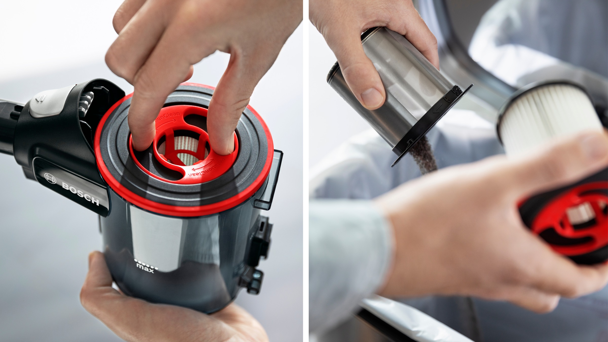 BOSCH Akku-Bodenstaubsauger »Unlimited 7 BSS715CARP/BSS715FRSH, 5.0 Ah Akku, Knickrohr« 10 Jahre Motorgarantie, Schnellladegerät, Made in Germany