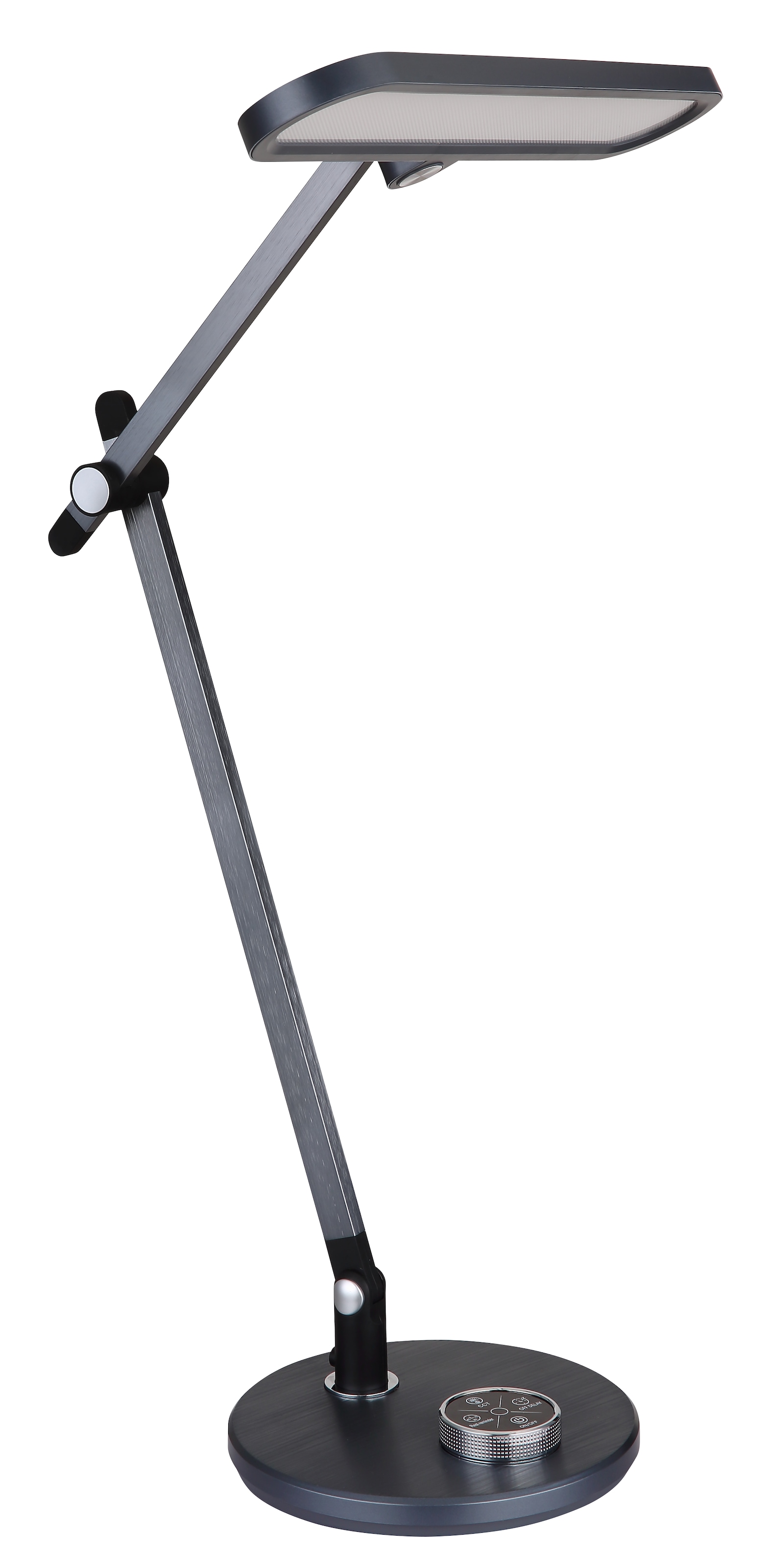 GLOBO LIGHTING LED Tischleuchte »BERLETTA«, Leuchtmittel LED-Modul | LED fest integriert, Tischlampe/Arbeitszimmer/Bürotischleuchte/grau/beweglich