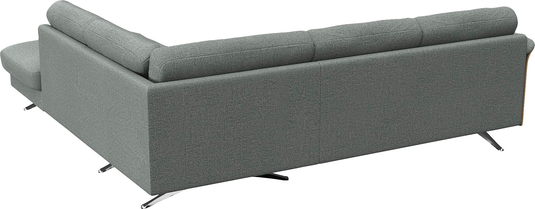 FLEXLUX Ecksofa »Glow, super bequem durch hochwertigem Sitzaufbau mit Federkern, L-Form«, Modernes skandinavisches Design