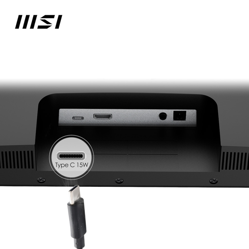MSI LED-Monitor »Modern MD2412P«, 60 cm/24 Zoll, 1920 x 1080 px, Full HD, 1 ms Reaktionszeit, 100 Hz