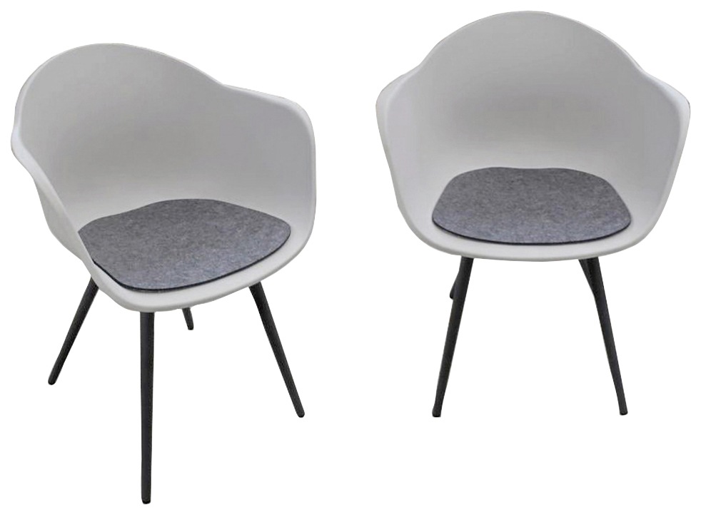 Garden Pleasure Schalenstuhl »ZARA« (Set) 4 Stk. 4er Set günstig online kaufen
