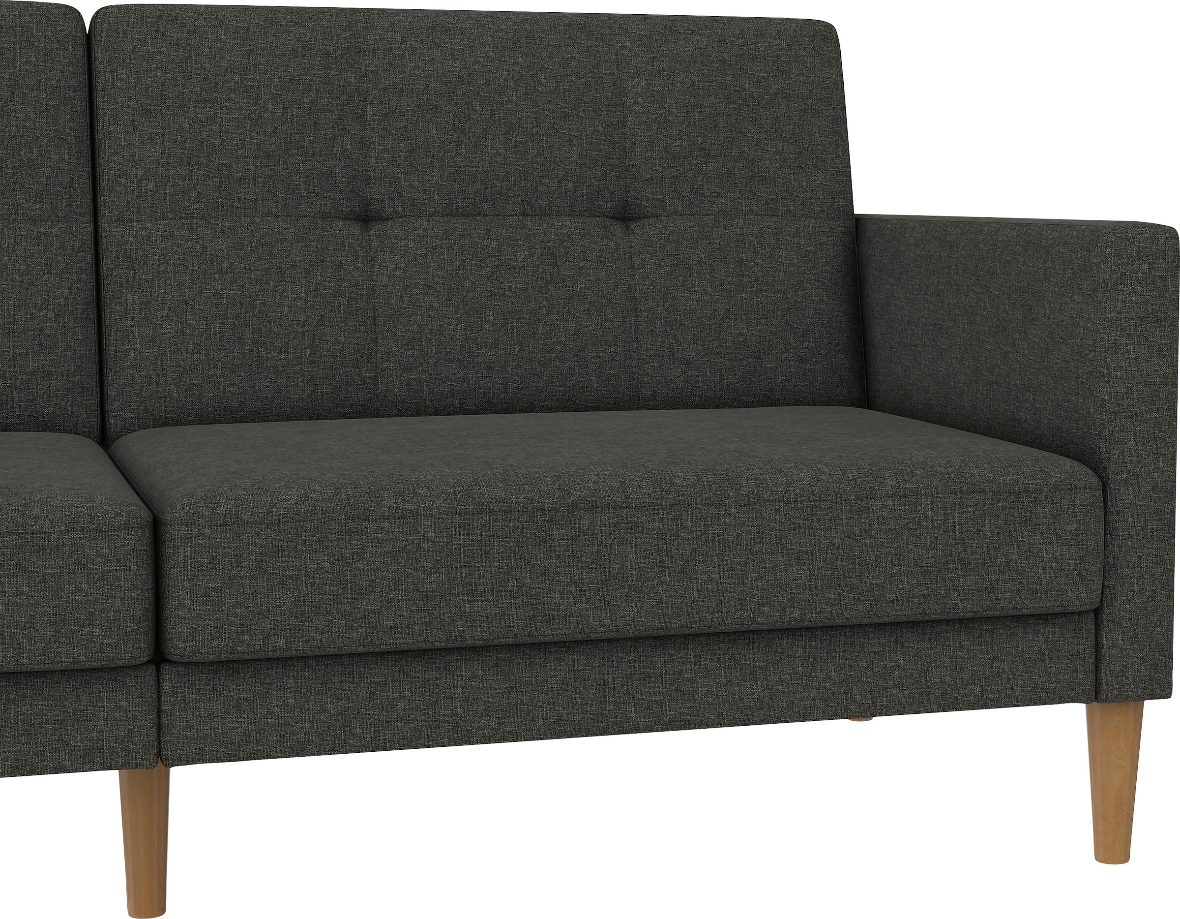 Dorel Home 3-Sitzer »Lilly«, Bett-Funktion, Rückenlehne 3-fach verstellbar, Sitzhöhe 43 cm