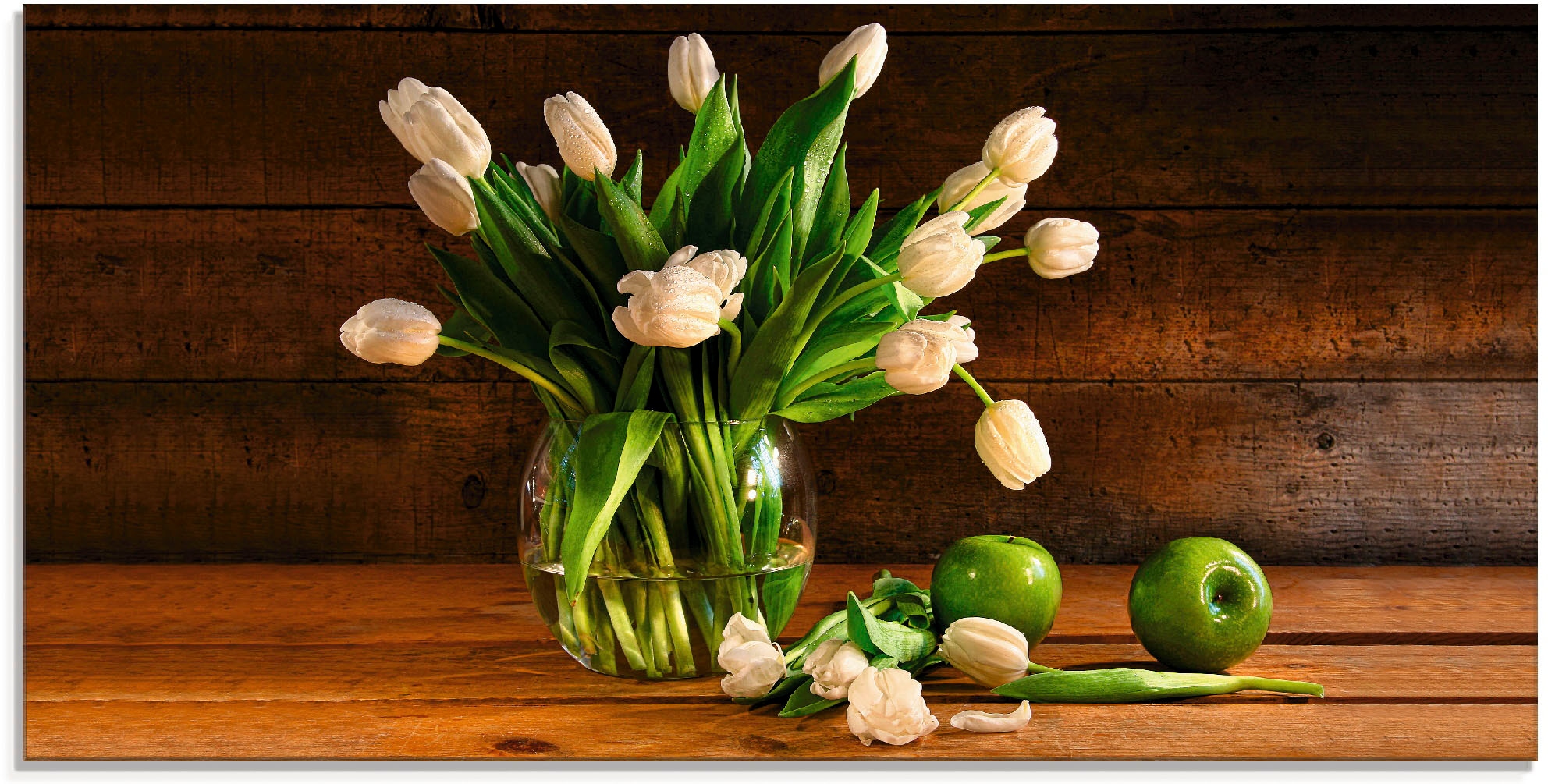 verschiedenen in Artland kaufen online »Tulpen (1 in St.), Glasvase«, Blumen, Glasbild Größen