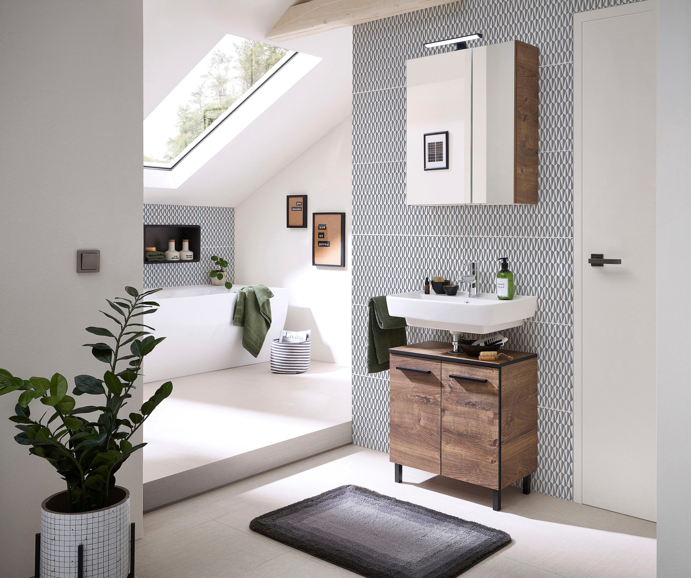 Badezimmer Waschbeckenunterschrank PELIPAL »Quickset cm, für kaufen 60 online 374«, Breite