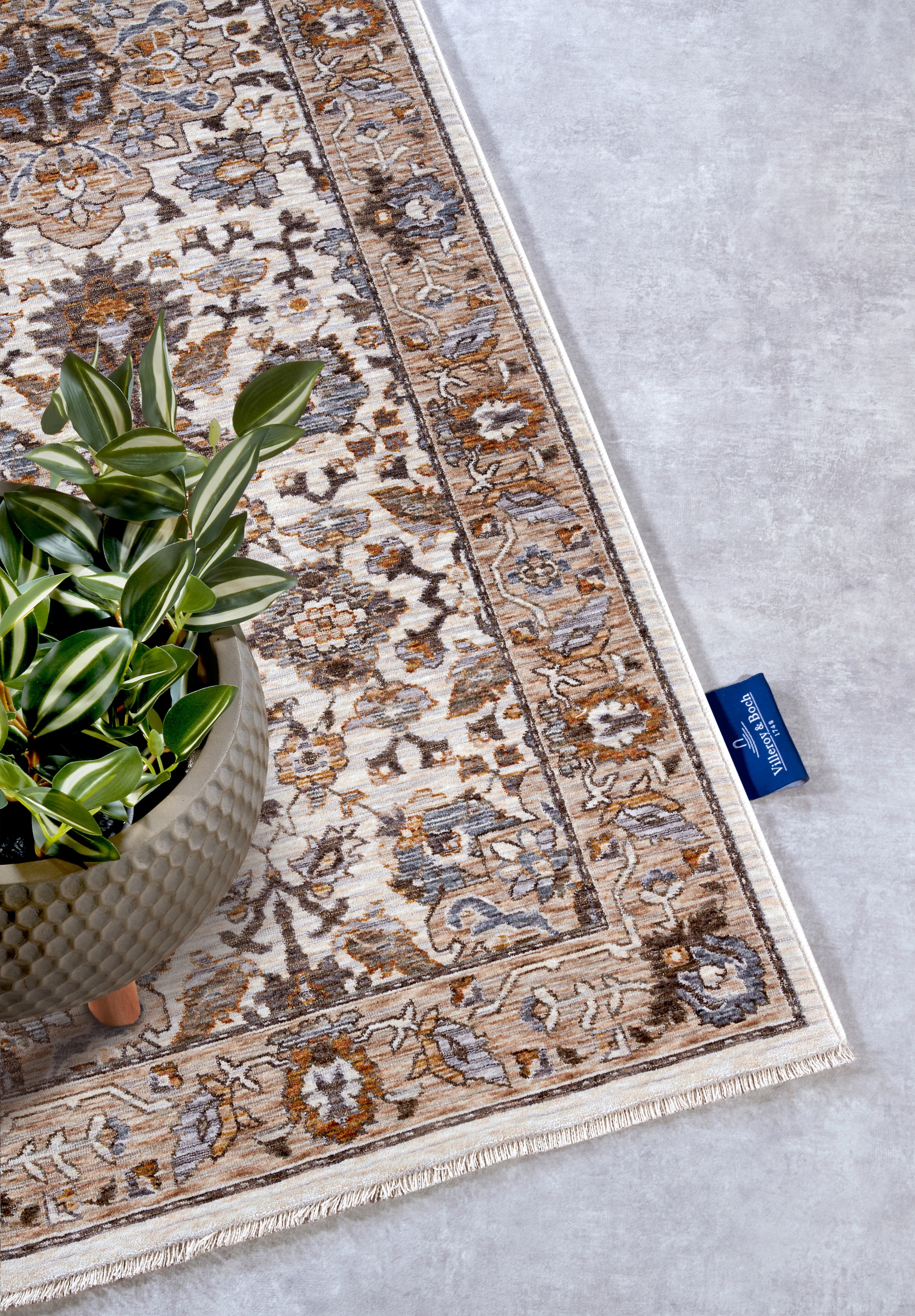 Villeroy & Boch Teppich »Egon« rechteckig 7 mm Höhe Orientalisch, Fransen, Läufer, Wohnzimmer, Schlafzimmer, Klassisch