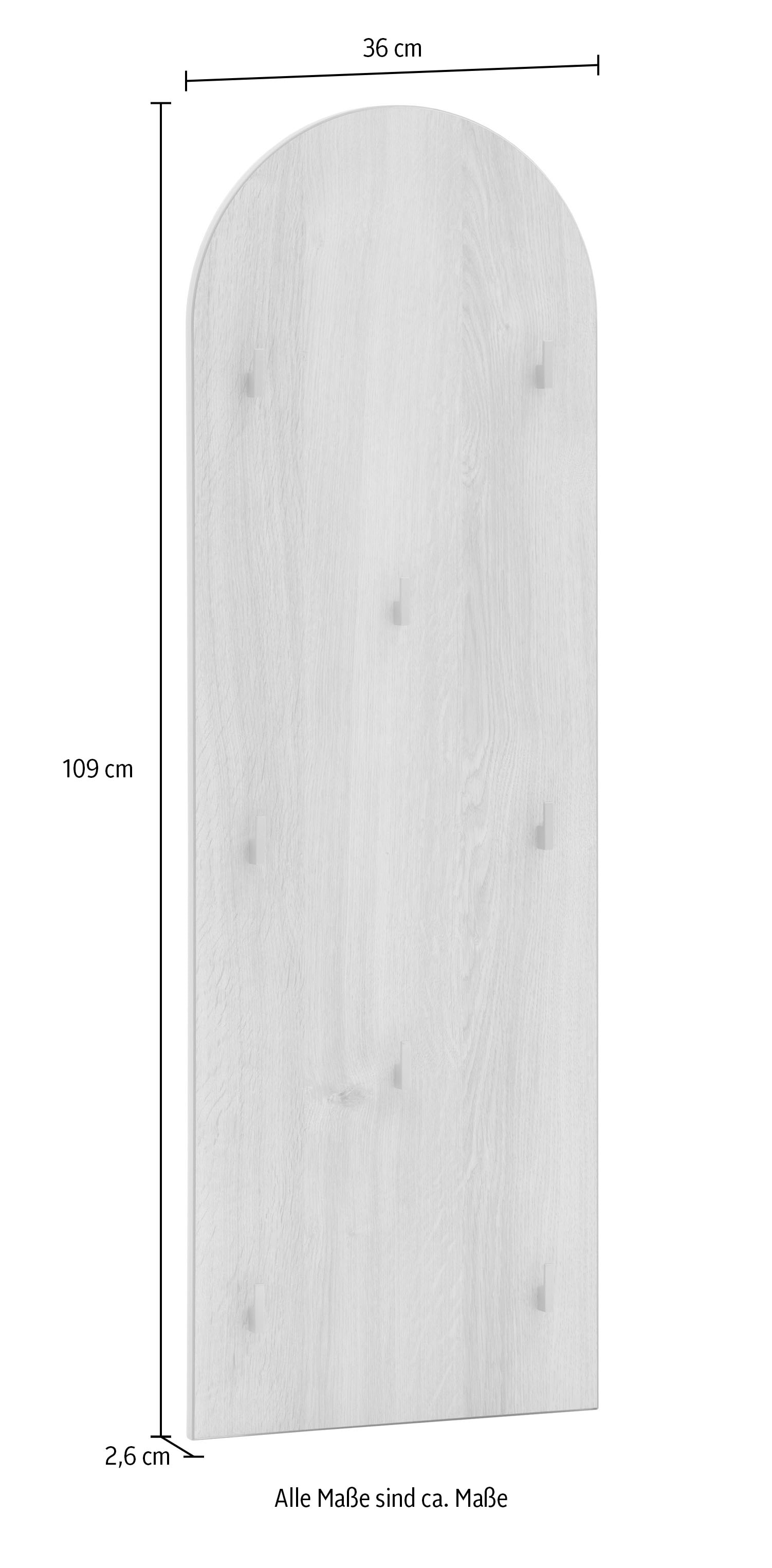 Schildmeyer Garderobenpaneel »Flora, Breite 36 cm« 1 Stk. tlg. Made in Germany