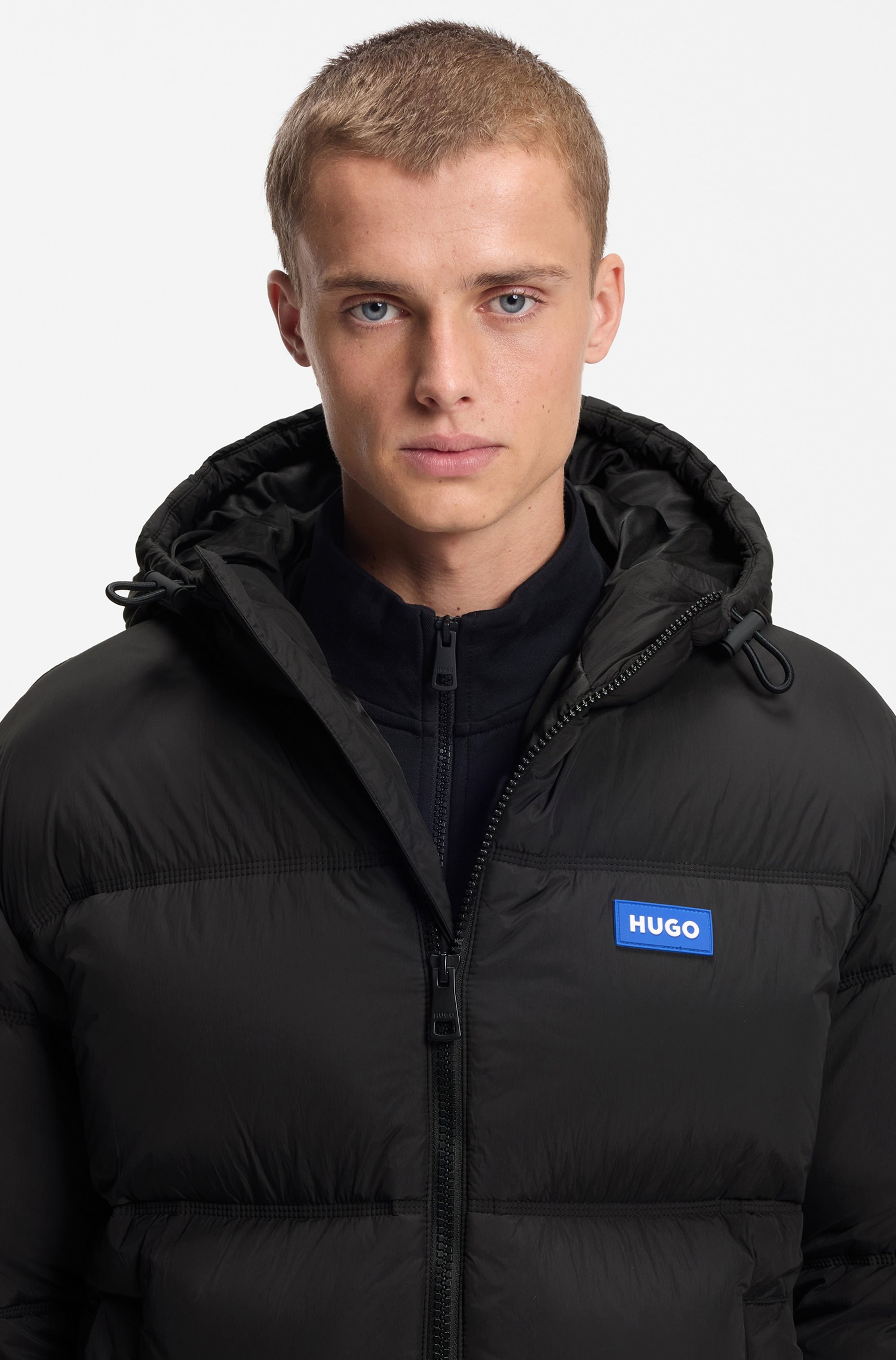 HUGO Blue Steppjacke »Bodo« mit Kapuze Kapuze, Relaxed Fit, warm wattiert