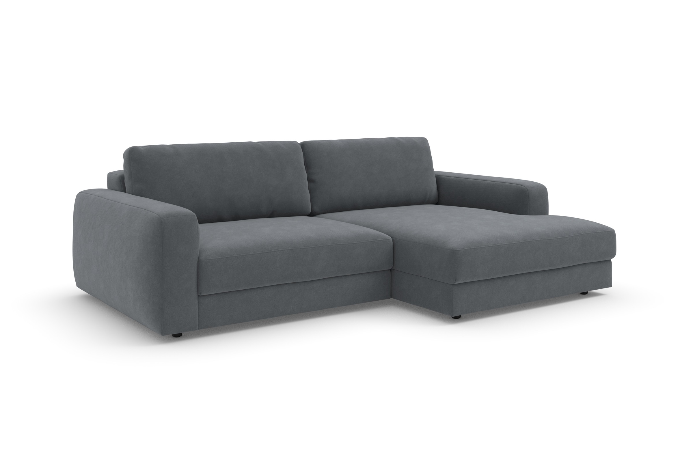 TRENDMANUFAKTUR Ecksofa »Bourbon Mega_Ecke mit tollem Sitzkomfort, Breite 250cm, L-Form« mit extra hohem Sitzkomfort, auch in Cord erhältlich