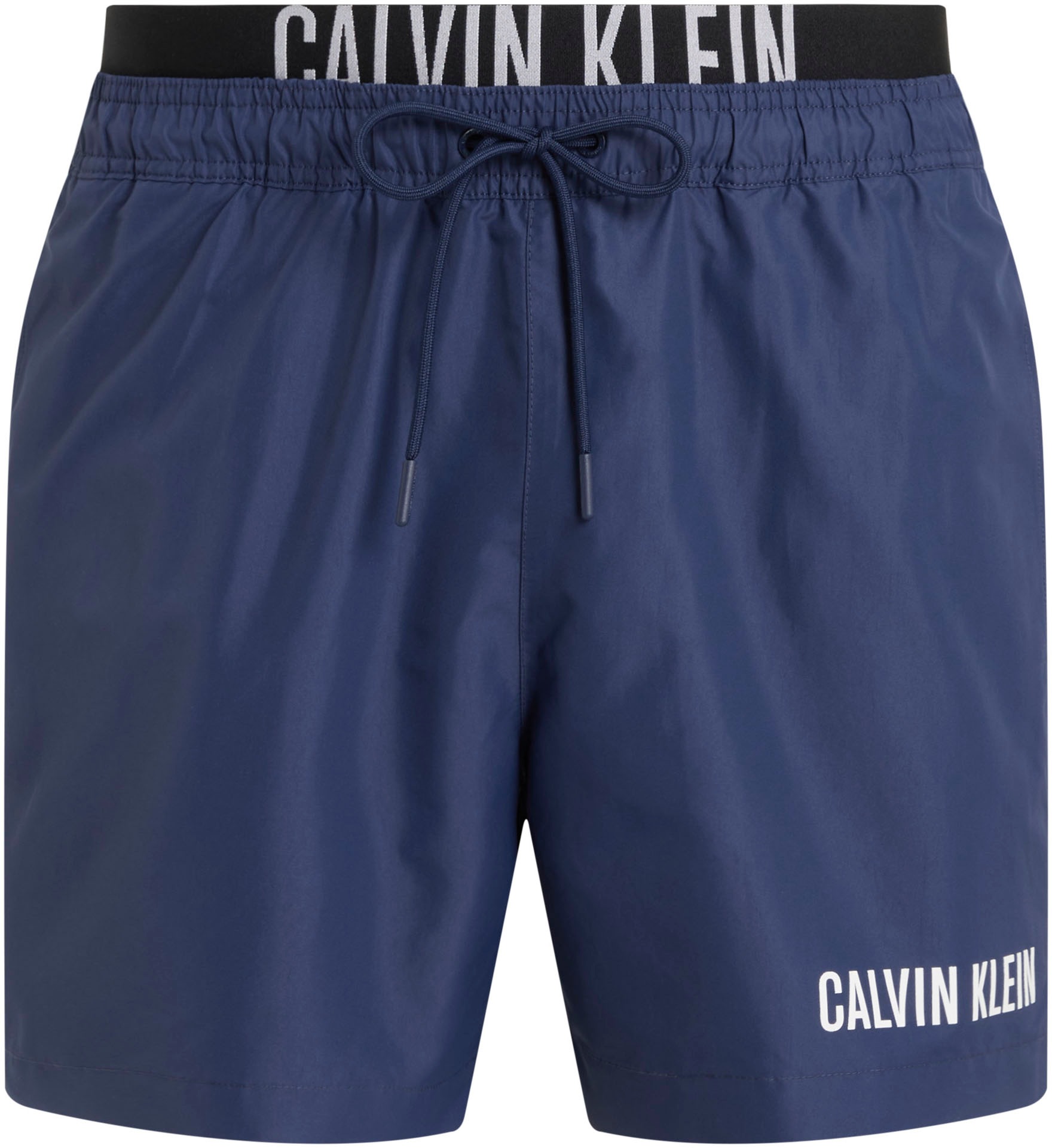 4. Bild von Calvin Klein Swimwear Badeshorts »MEDIUM DOUBLE WB«, mit doppeltem Bund