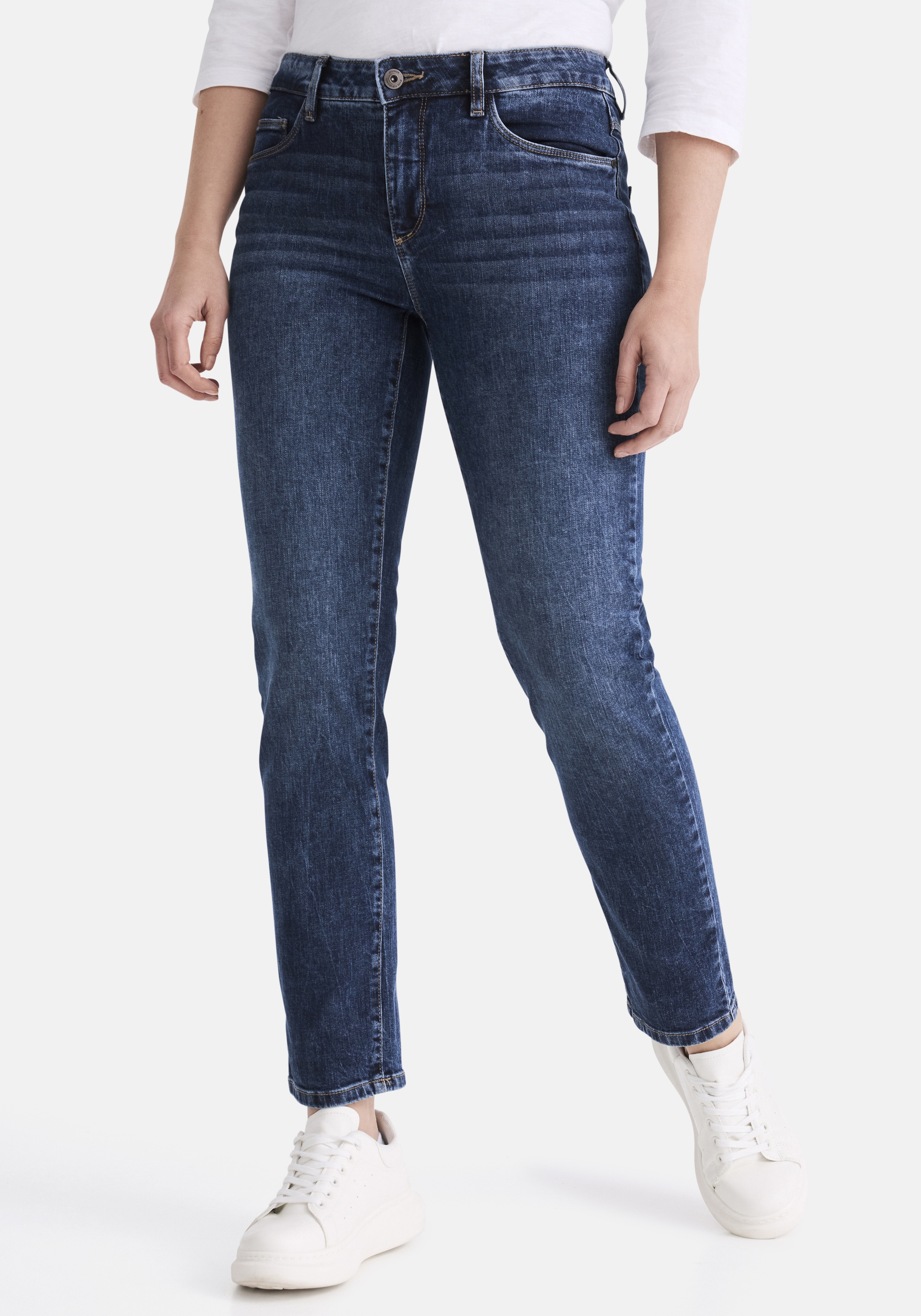 STOOKER WOMEN 5-Pocket-Jeans »Zermatt Denim Indigo Straight Fit« Straight Fit Casual Clean Wash Denim Jeans für Damen