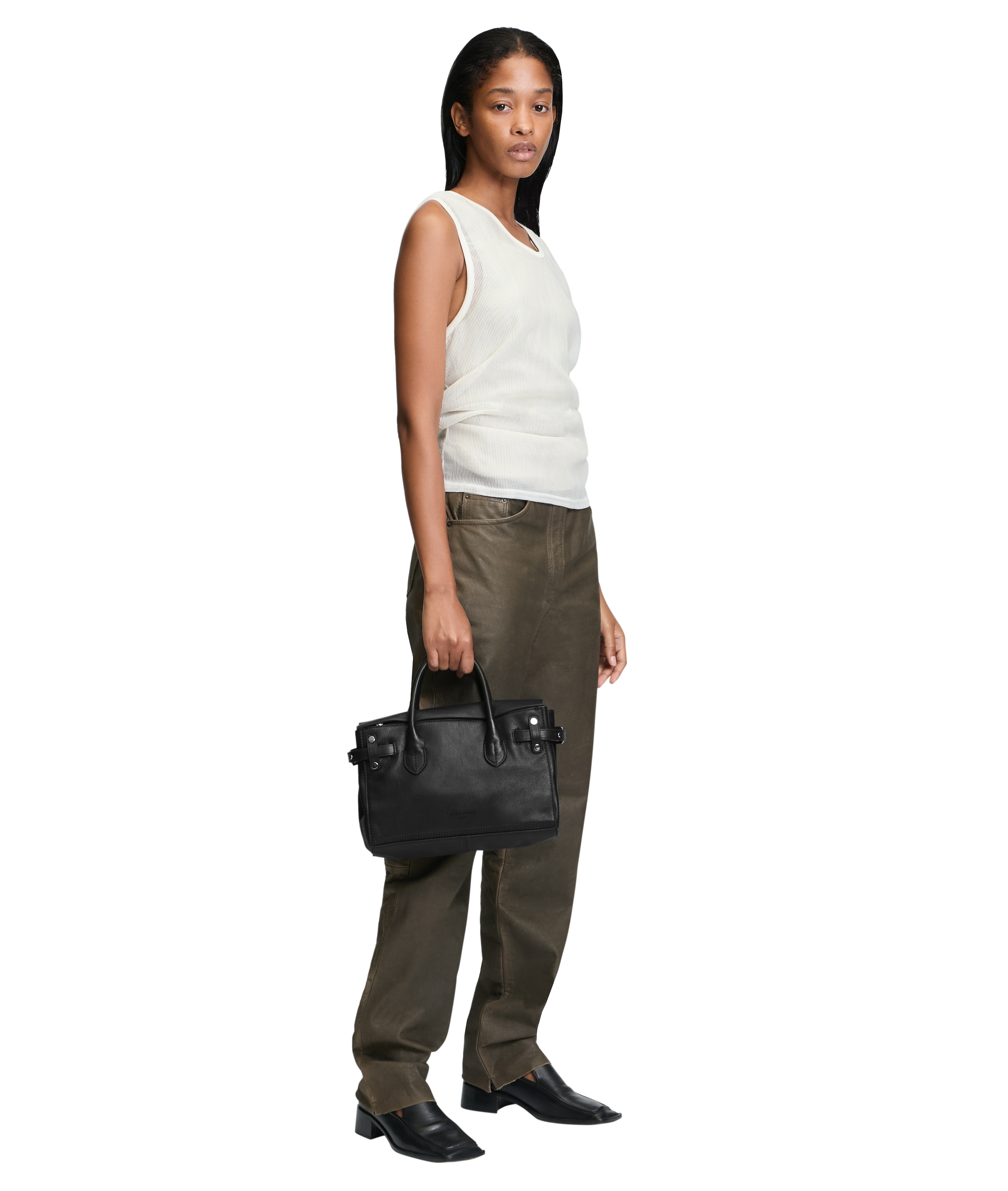 Liebeskind Berlin Henkeltasche »Gloria 3D Leather M«, Handtasche Damen Schultertasche Umhängetasche