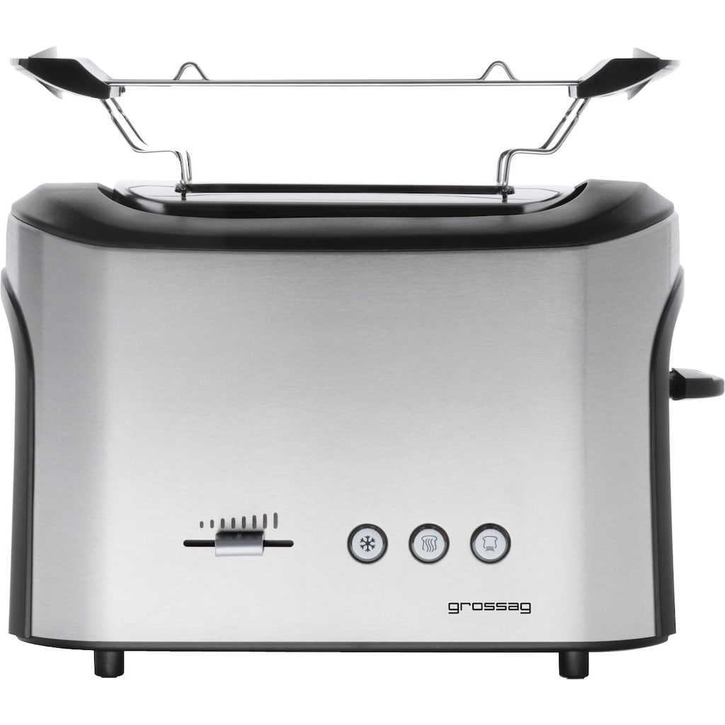 grossag Toaster »TA 64«, 2 kurze Schlitze, 800 W