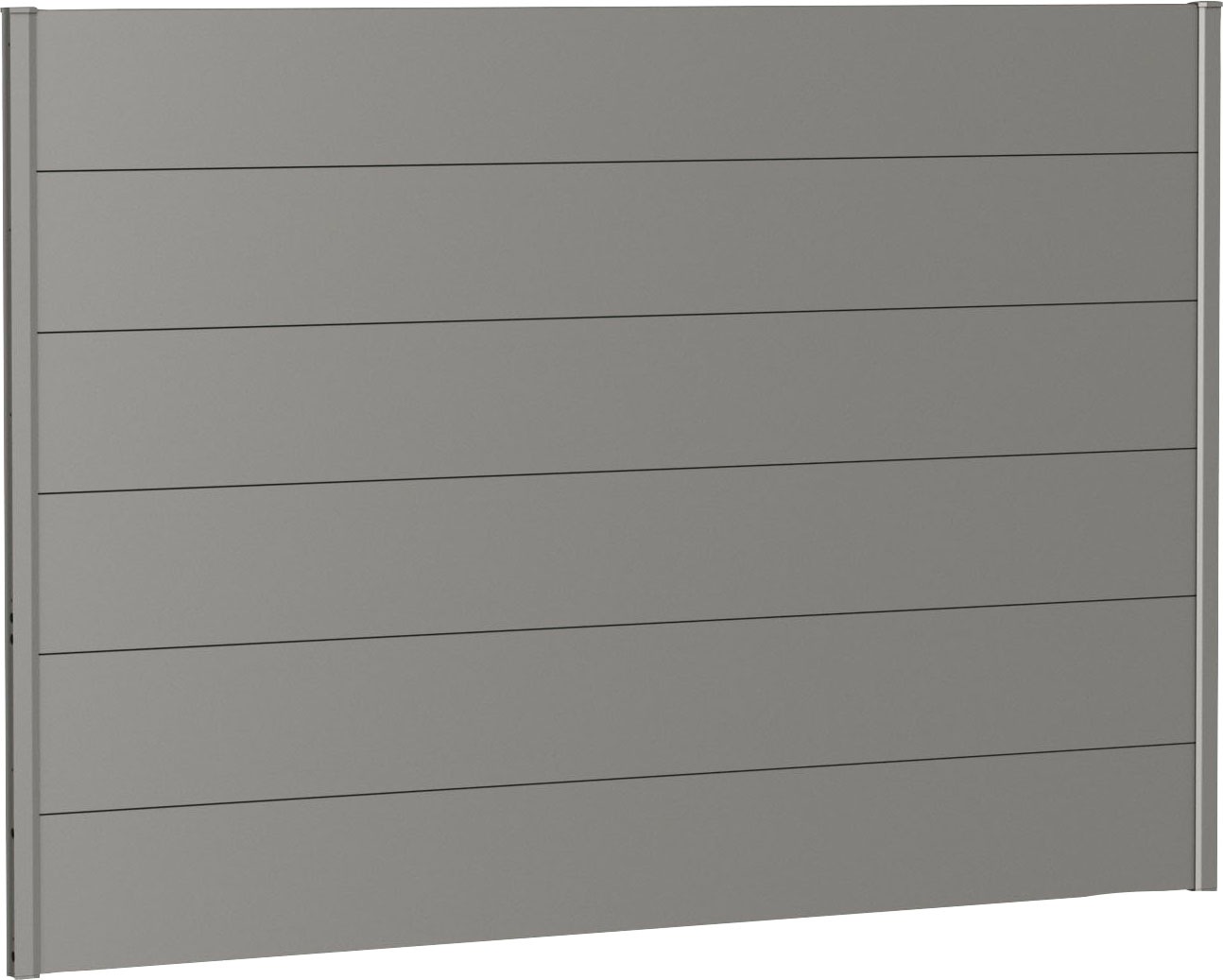 Bild von Biohort Sichtschutzelement, 6 Metall-Paneele und 2 Führungsschienen, LxH: 194x137 cm