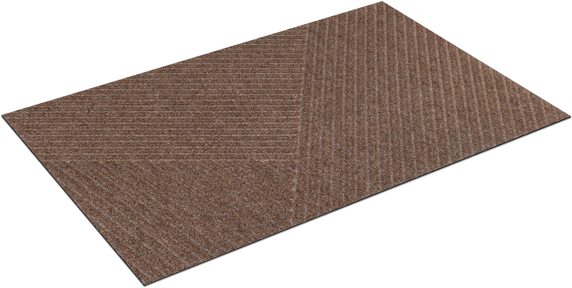 wash+dry by Kleen-Tex Fußmatte »DUNE Stripes taupe«, rechteckig, 8 mm Höhe