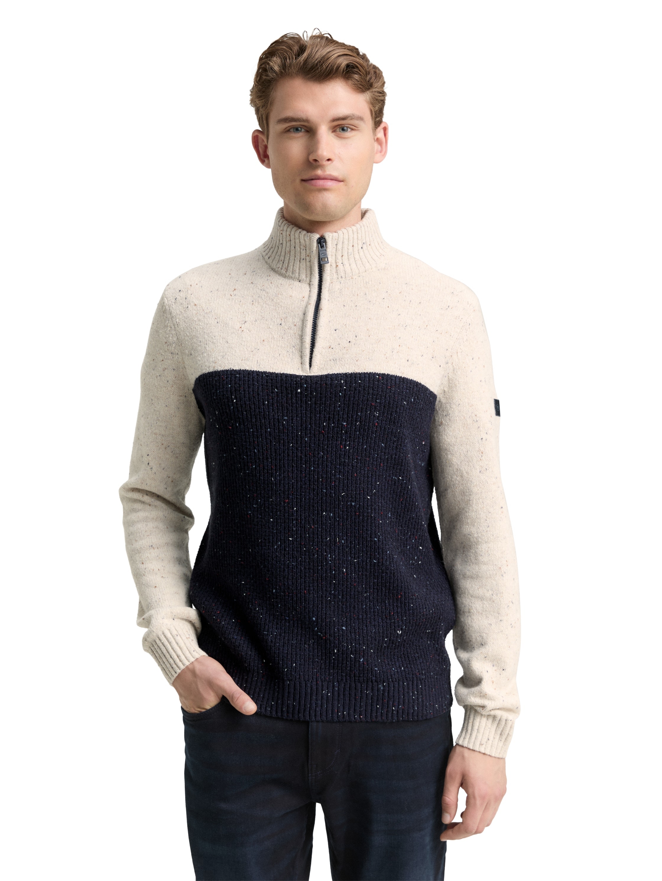 Tom Tailor Troyer Mit Logo Stickerei