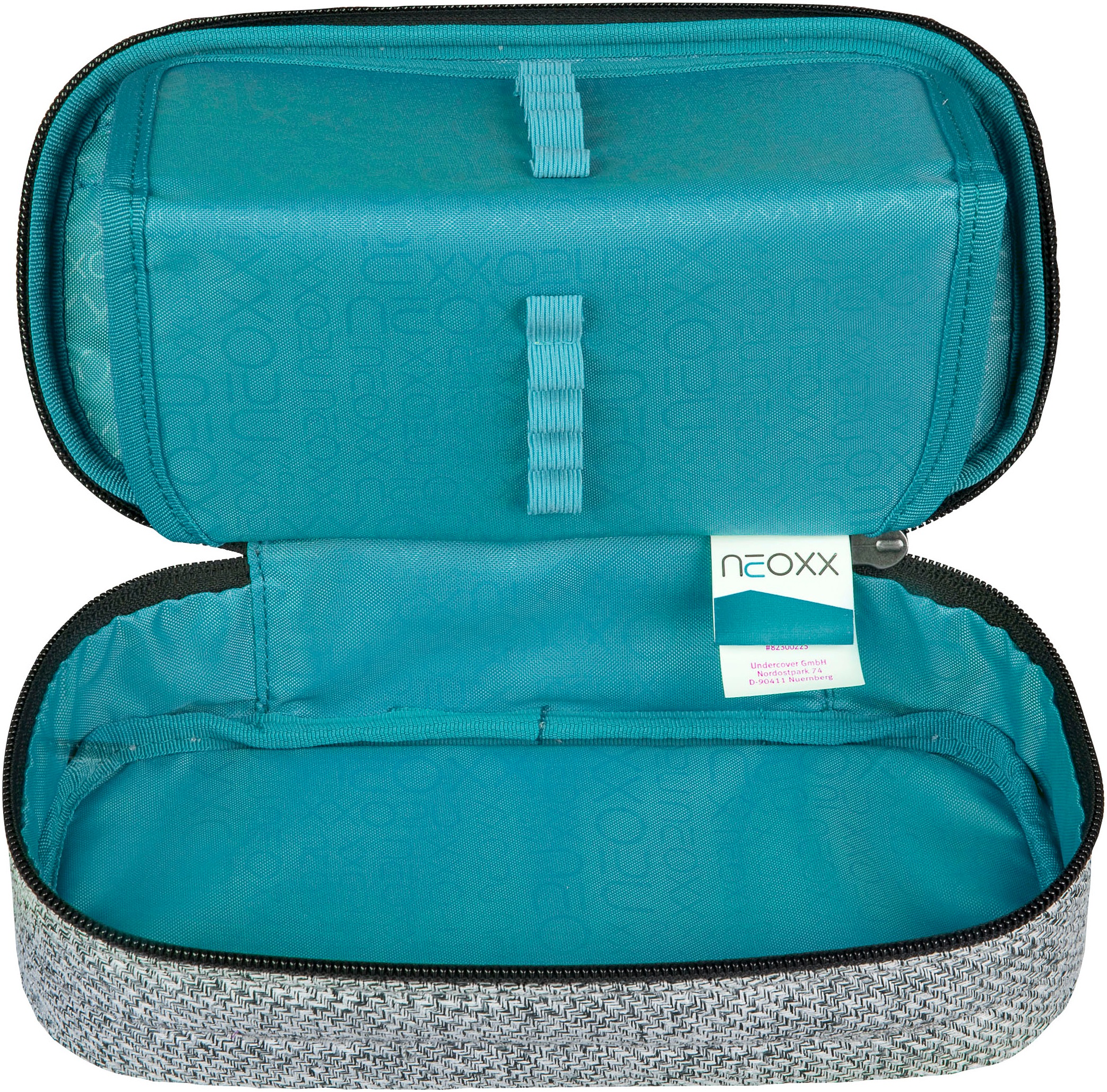 neoxx Schreibgeräteetui »Schlamperbox, Jump, Wool the World«, teilweise aus recyceltem Material