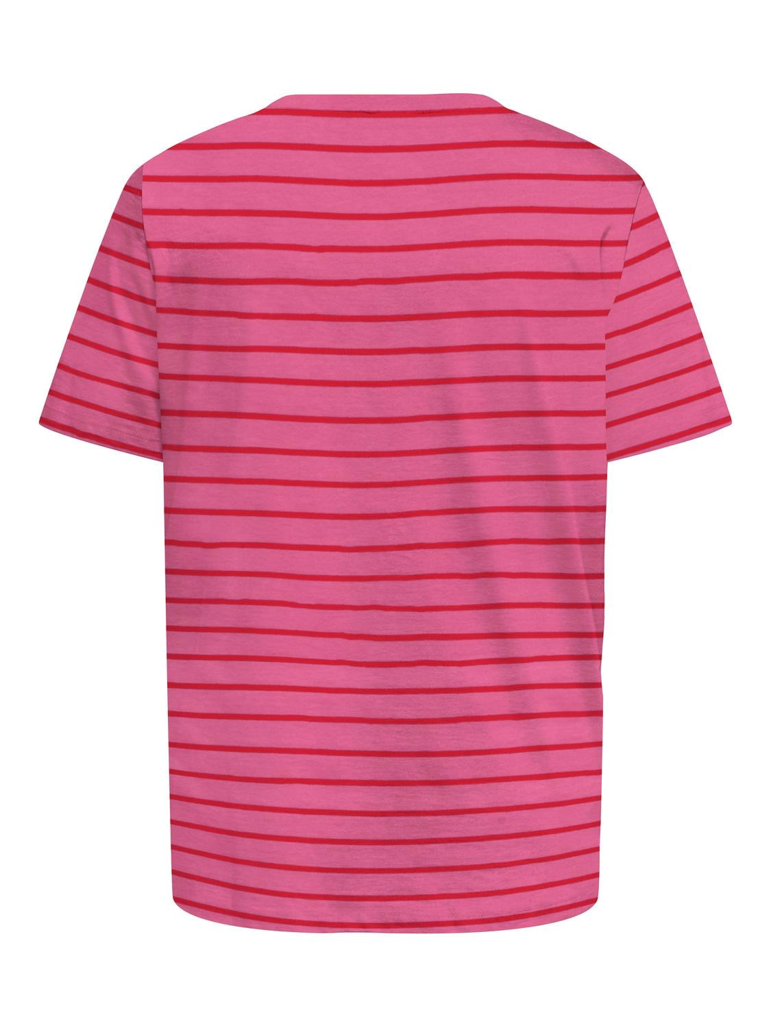 ONLY CARMAKOMA Rundhalsshirt »CARBLOOM LIFE S/S TOP JRS«
