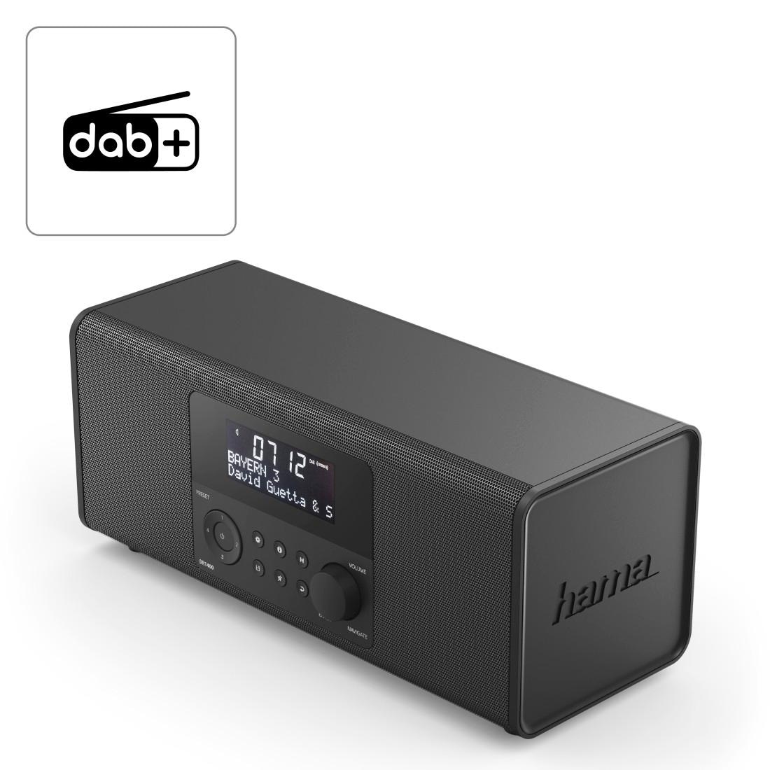 Hama Digitalradio (DAB+) »Digital Radio, Radiowecker, DAB Rechnung auf kaufen FM/Stereo/6W DR1400«