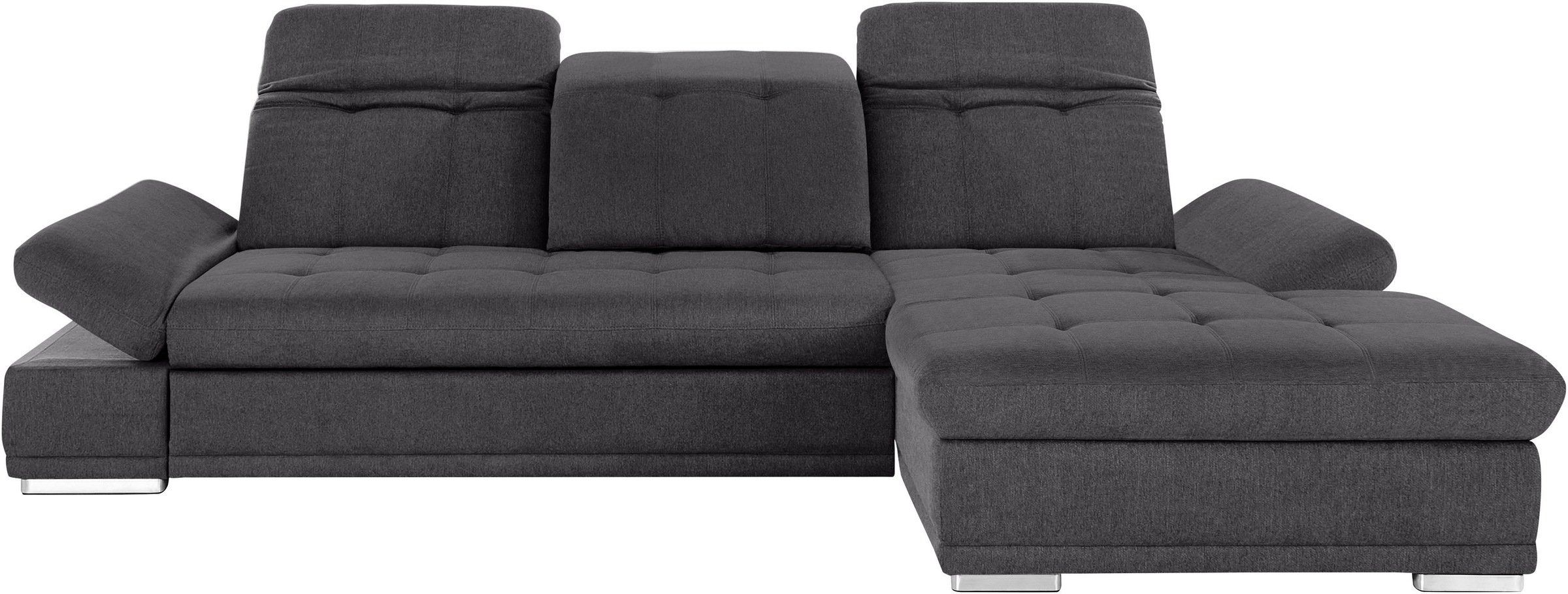 COTTA Ecksofa "Holiday L-Form mit Sitztiefen-, Armteil- und Kopfteilverstel günstig online kaufen
