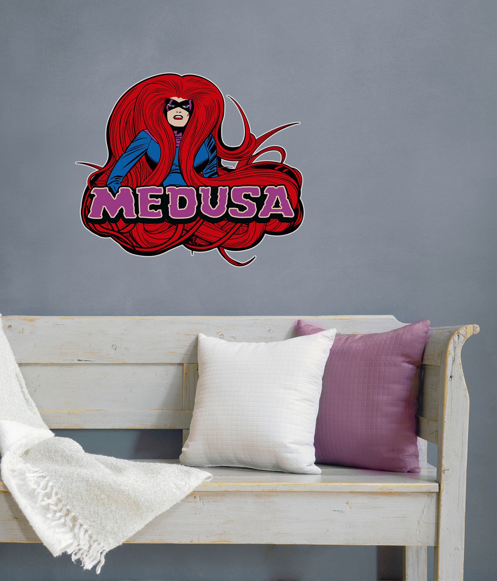 Komar Wandtattoo »Medusa Comic Classic - Größe 50 x 70 cm«, (1 St.), selbstklebend, Wandsticker, Kinderzimmer