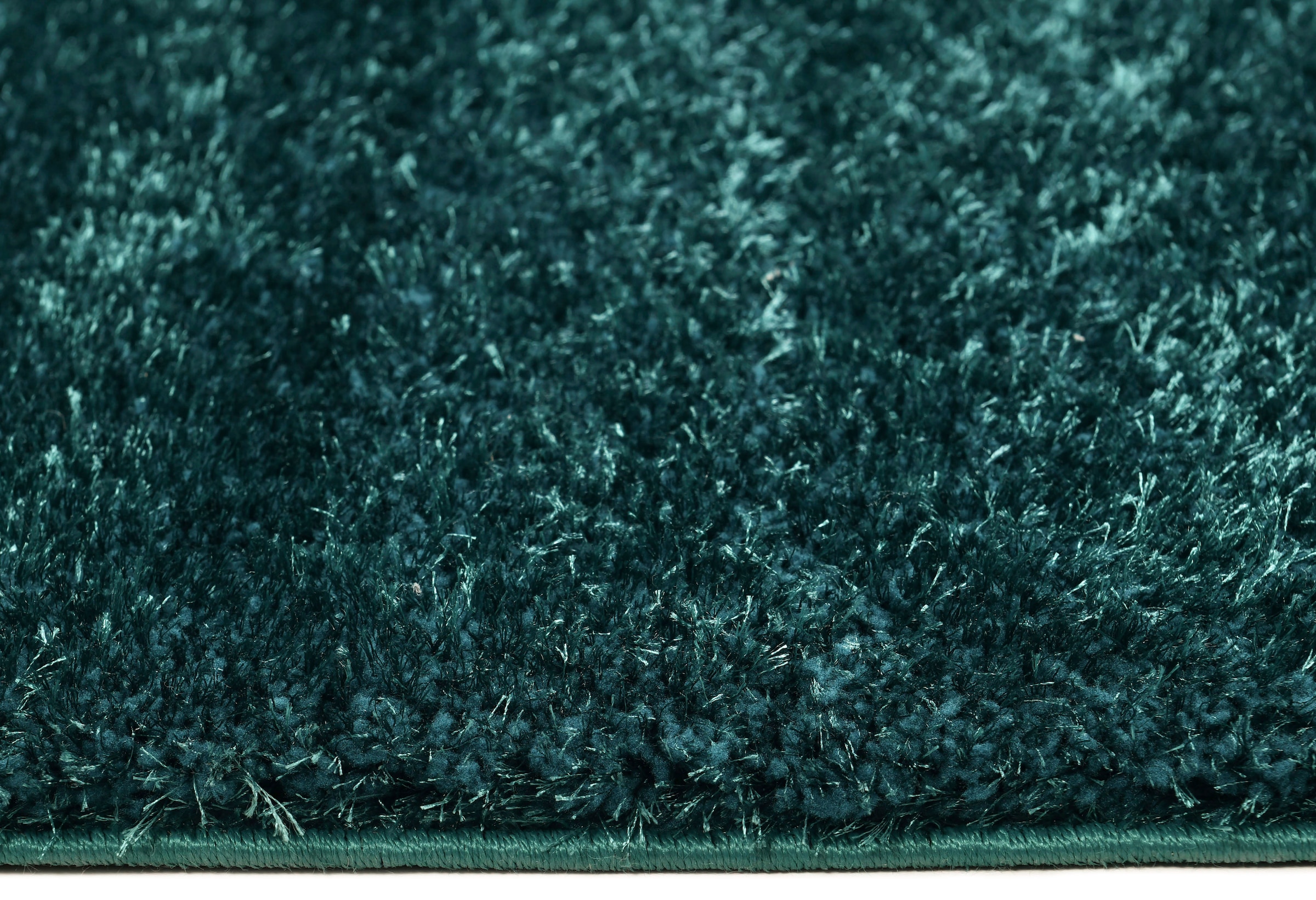 my home Hochflor-Teppich »Malin«, rechteckig, 43 mm Höhe, Shaggy in Uni-Farben, einfarbig, leicht glänzend, besonders weich