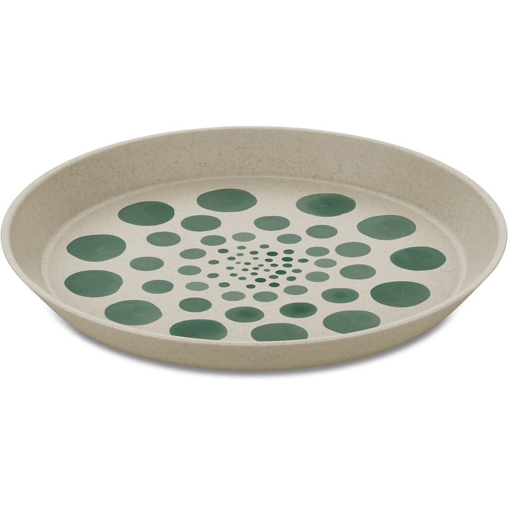 KOZIOL Dessertteller »CONNECT MONSTERA DOTS«, (Set)