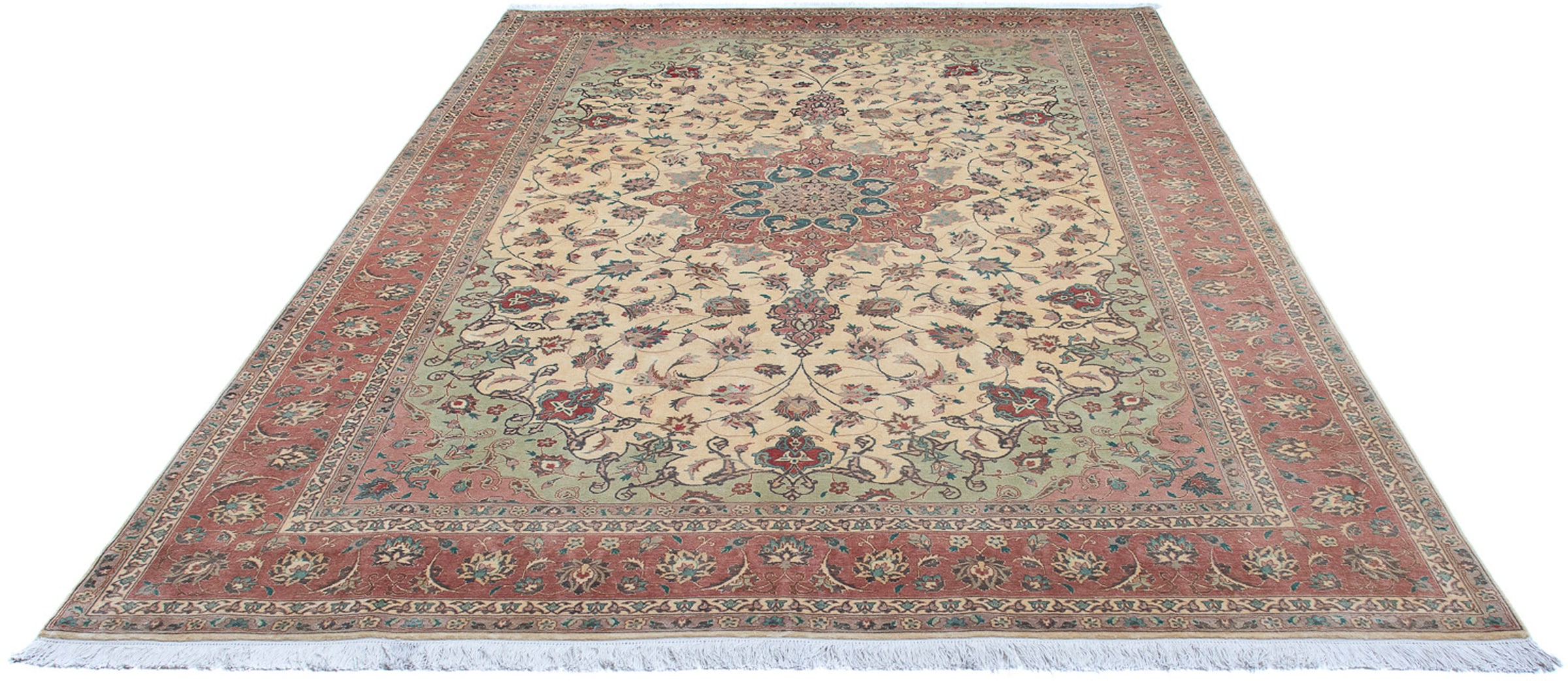 morgenland Orientteppich »Perser - Täbriz - Royal - 300 x 200 cm - beige«, günstig online kaufen