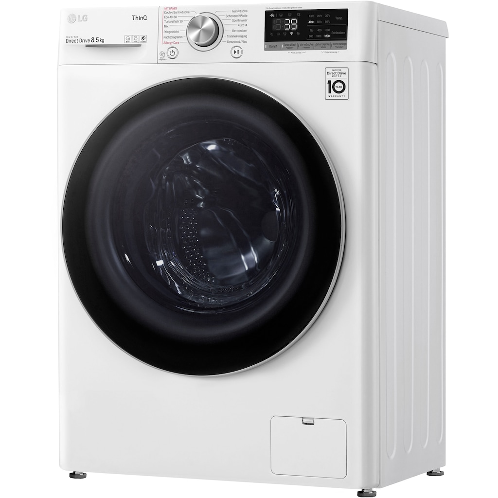 LG Waschmaschine »F2V7SLIM8E«, F2V7SLIM8E, 8,5 kg, 1200 U/min