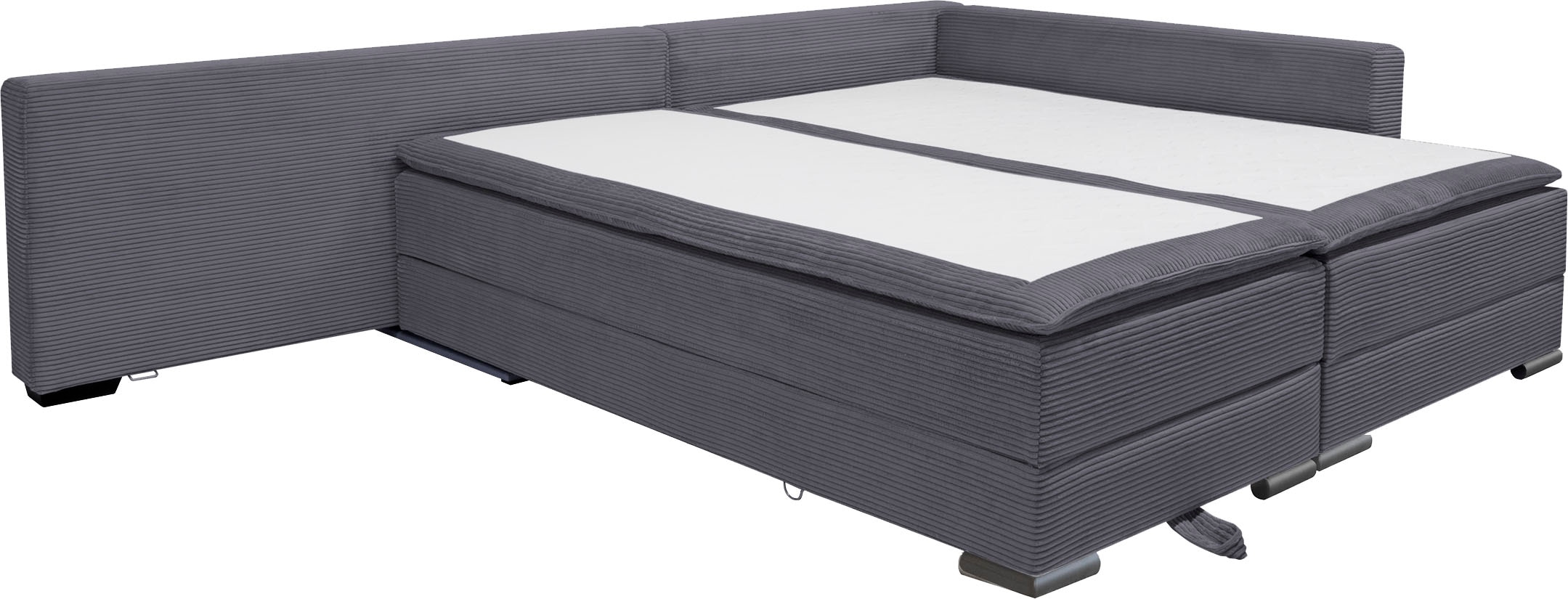 INOSIGN Ecksofa, inklusive Bettfunktion und Bettkasten