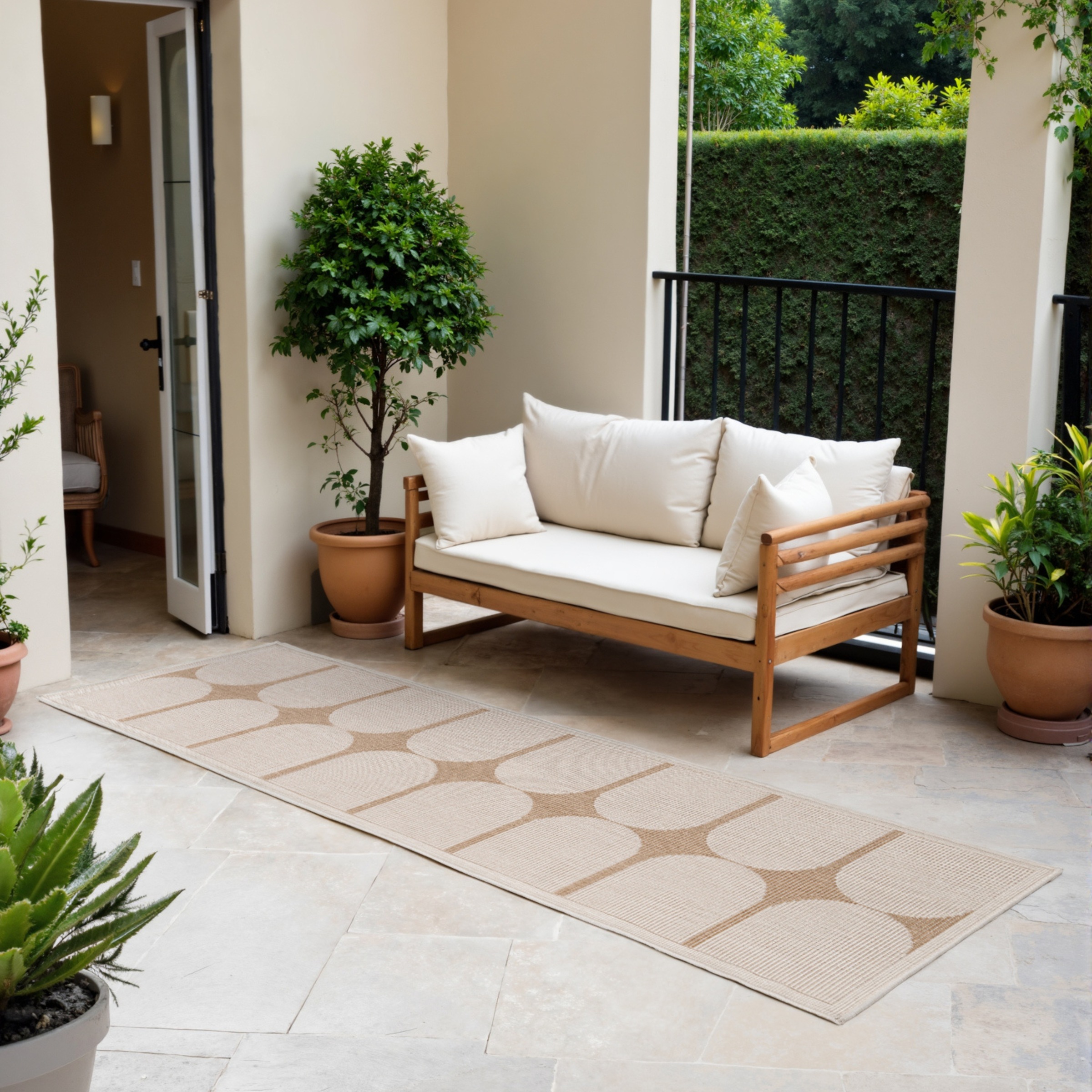 HANSE Home Outdoorteppich »Bowen Wendeteppich« rechteckig 5 mm Höhe Läufer, günstig online kaufen