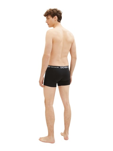 TOM TAILOR Denim Boxershorts, (Packung, 3 St.), mit Logo-Stretchbund